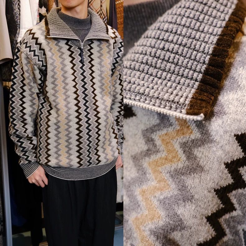 Kenzo KENZO Geometric wool blend sweater Size US XL / EU 56 / 4 - 1 Thumbnail