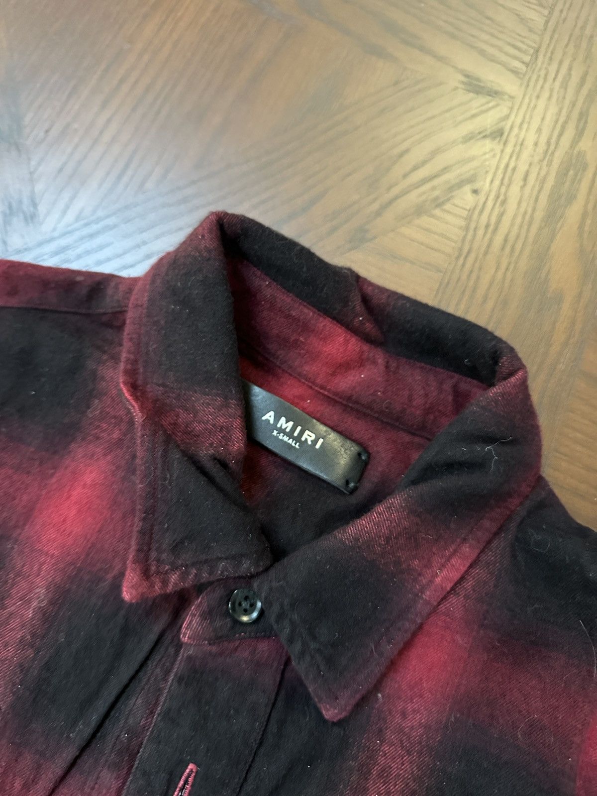 Amiri Amiri Distressed Flannel Size US XS / EU 42 / 0 - 2 Thumbnail