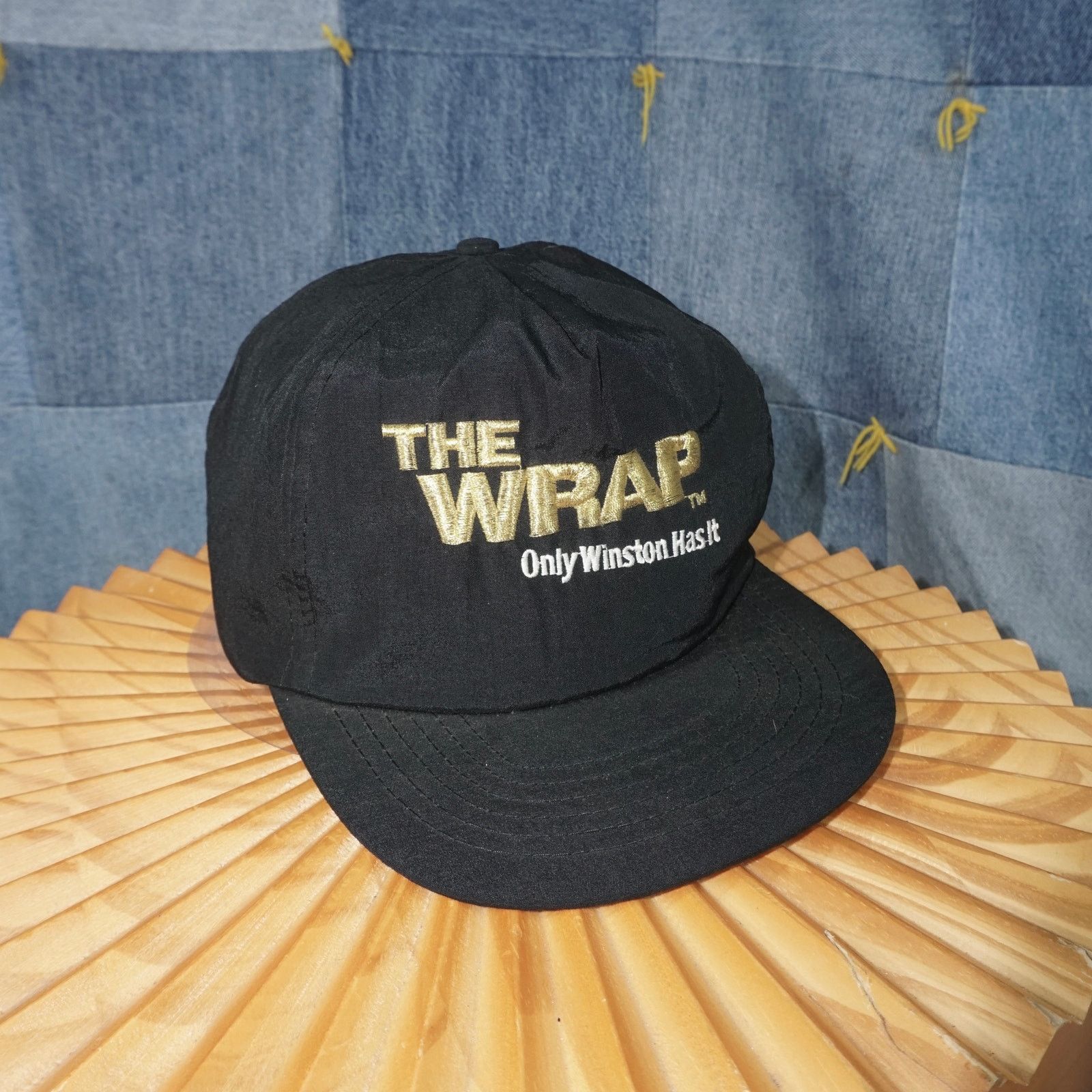 Vintage OSFA - Vintage 1990s embroider the wrap Winston nascar hat Size ONE SIZE - 2 Thumbnail