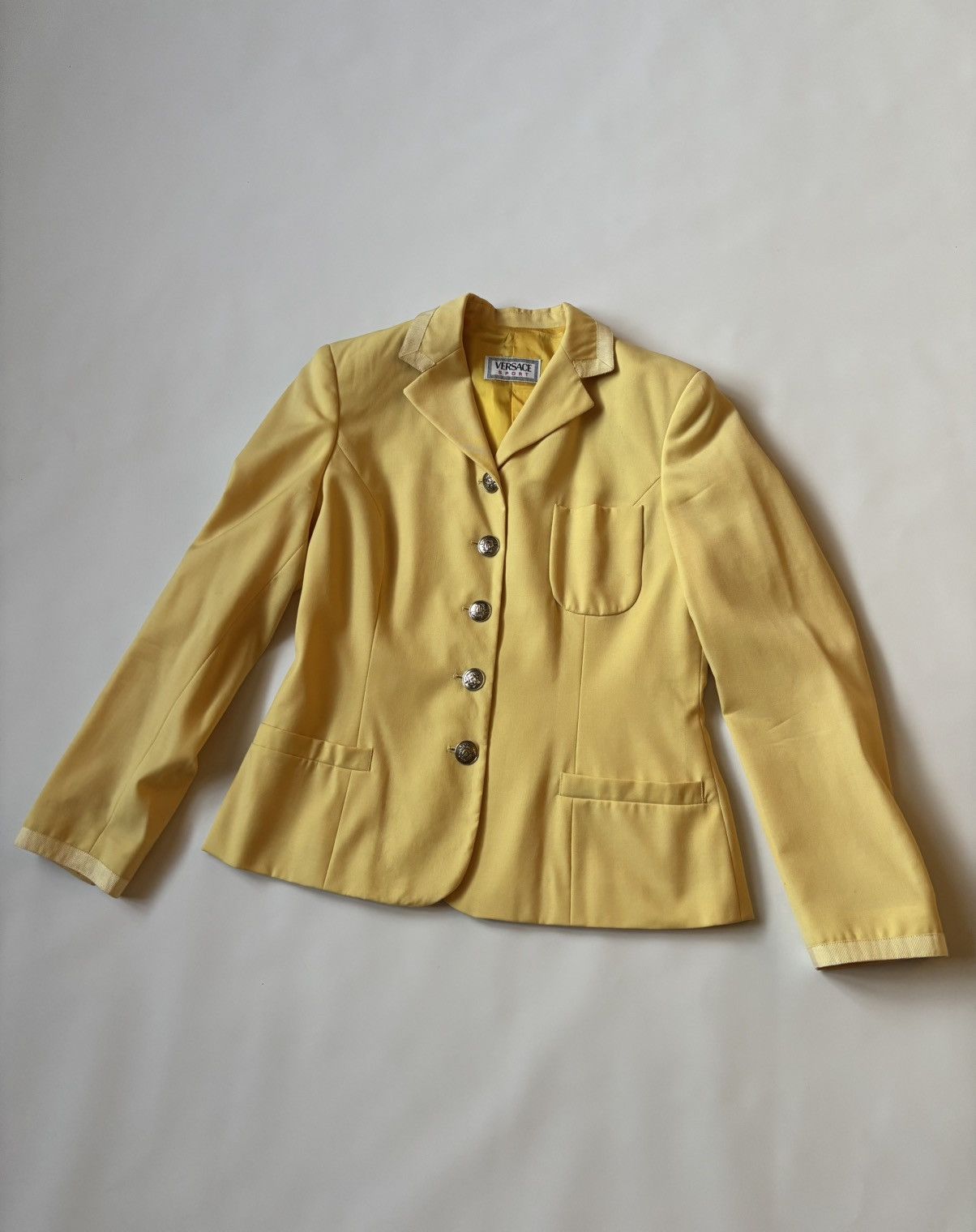 Versace Vintage Versace Sport Wool Jacket Blazer Size M / US 6-8 / IT 42-44 - 2 Thumbnail