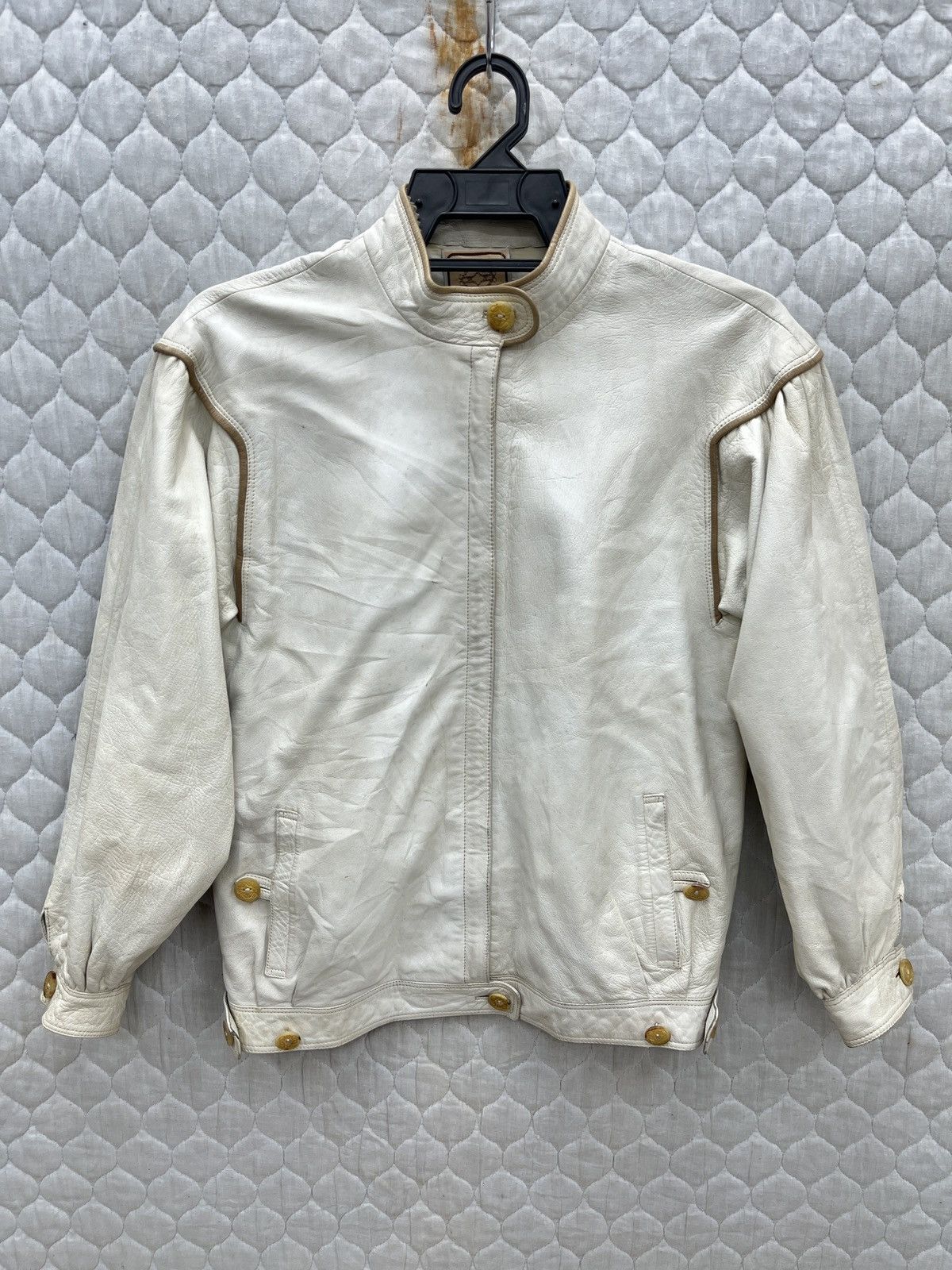Loewe 🔥🔥🔥STEALS VTG LOEWE LEATHER JACKET Size S / US 4 / IT 40 - 1 Thumbnail