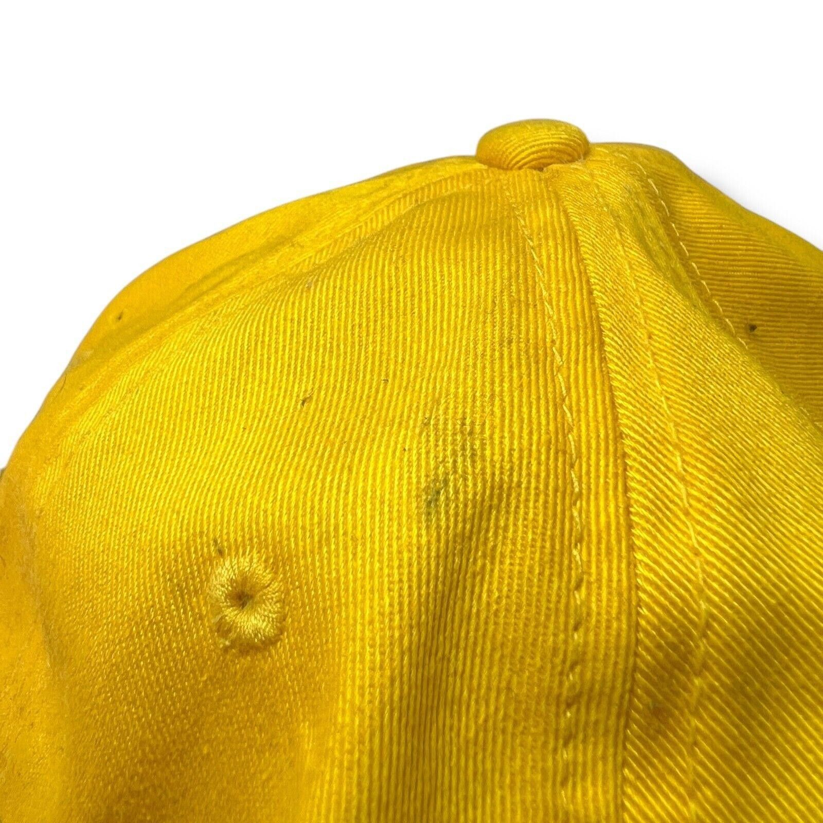 Lacoste Lacoste Yellow Cotton Cap Hat Adjustable Strapback Crocodile Size ONE SIZE - 4 Thumbnail