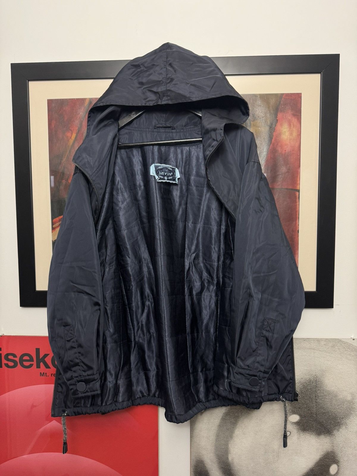 Prada Prada Vintage 90s Nylon Jacket Designer High Quality Rare Size US M / EU 48-50 / 2 - 3 Thumbnail