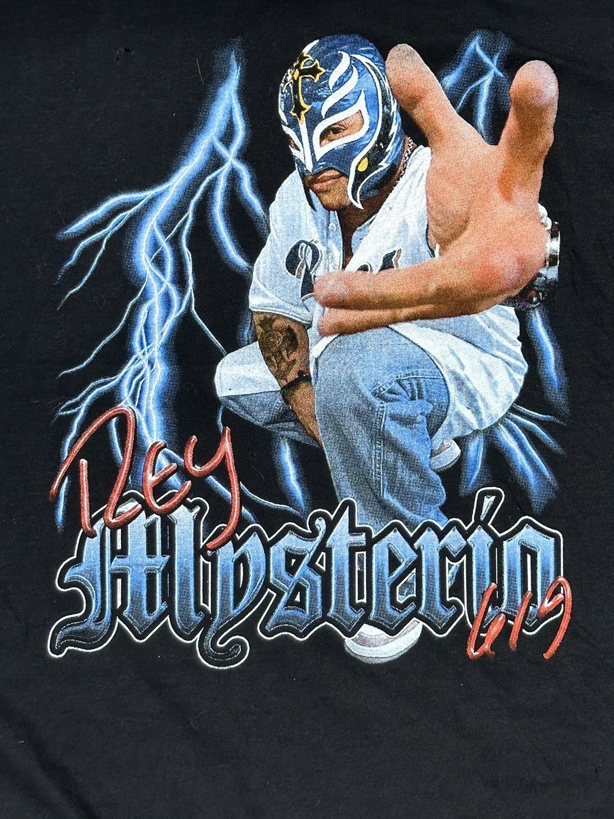Vintage × WWE REY MYSTERIOUS THUNDER Size US XXL / EU 58 / 5 - 4 Thumbnail