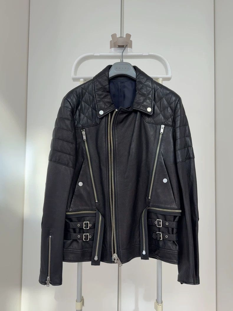 UNDERCOVER black leather jacket-2506