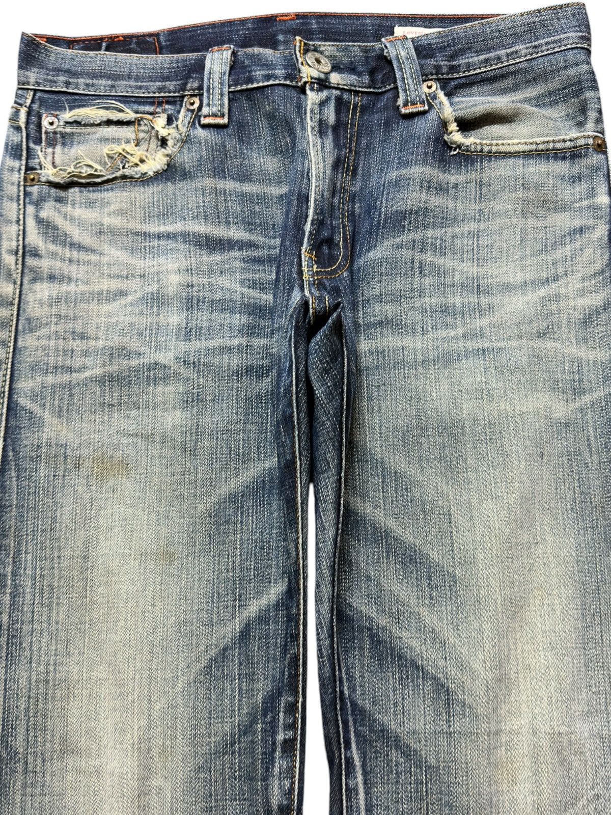Levi's Vintage Clothing Vintage Levi’s 505 Mudwash Whiskers Denim Size US 31 - 2 Thumbnail