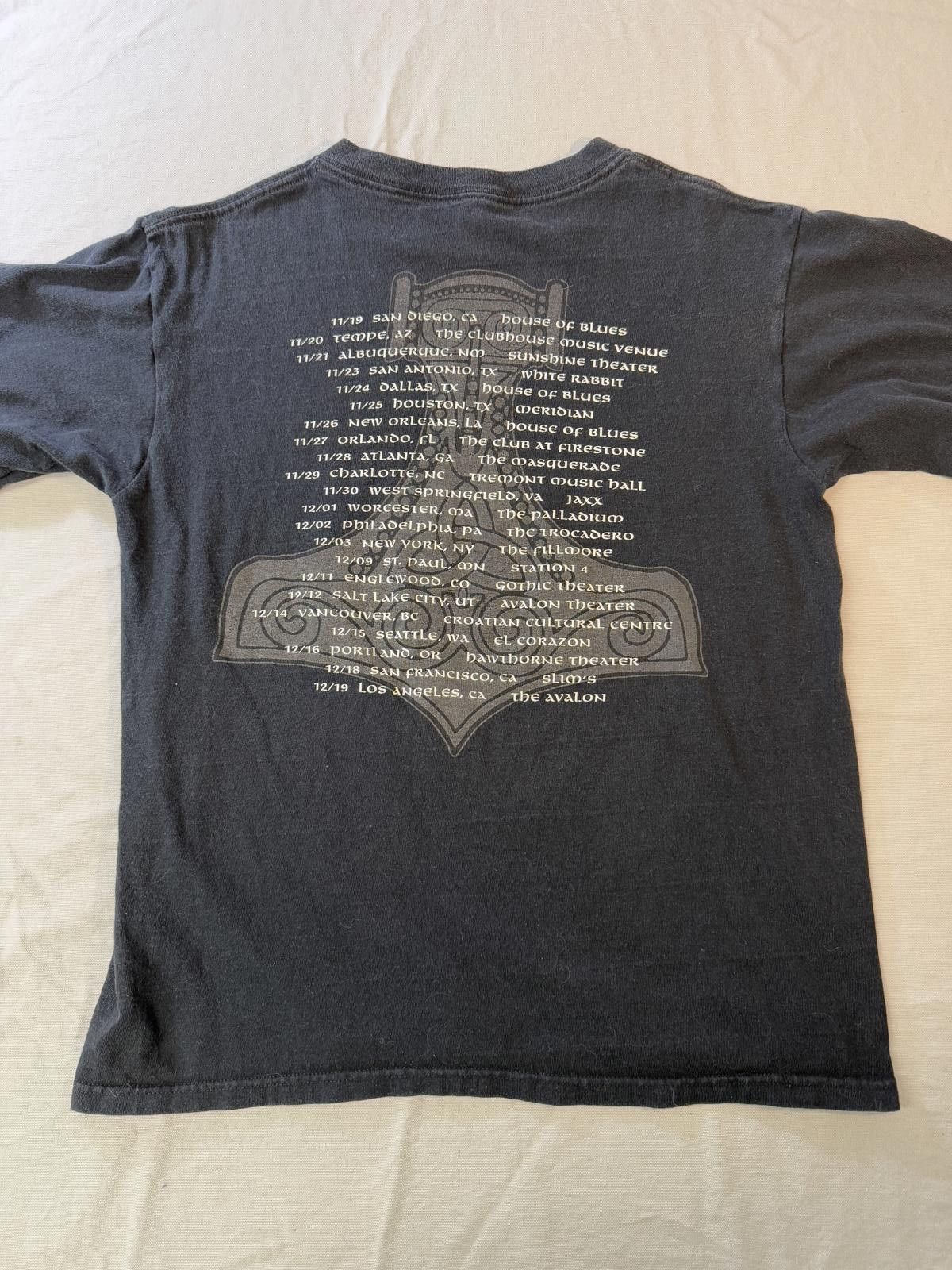 Anvil Amon Amarth Tour T-shirt 2007 Dates on Back Tee - M Size US M / EU 48-50 / 2 - 2 Thumbnail