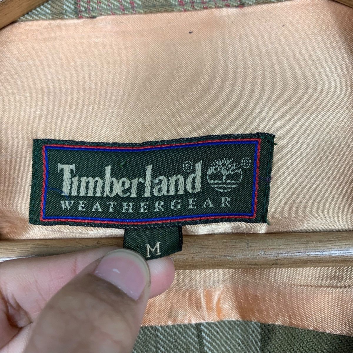 Timberland Vintage 90's TIMBERLAND Checked Flannel Jacket #2588-C117 Size US M / EU 48-50 / 2 - 15 Thumbnail