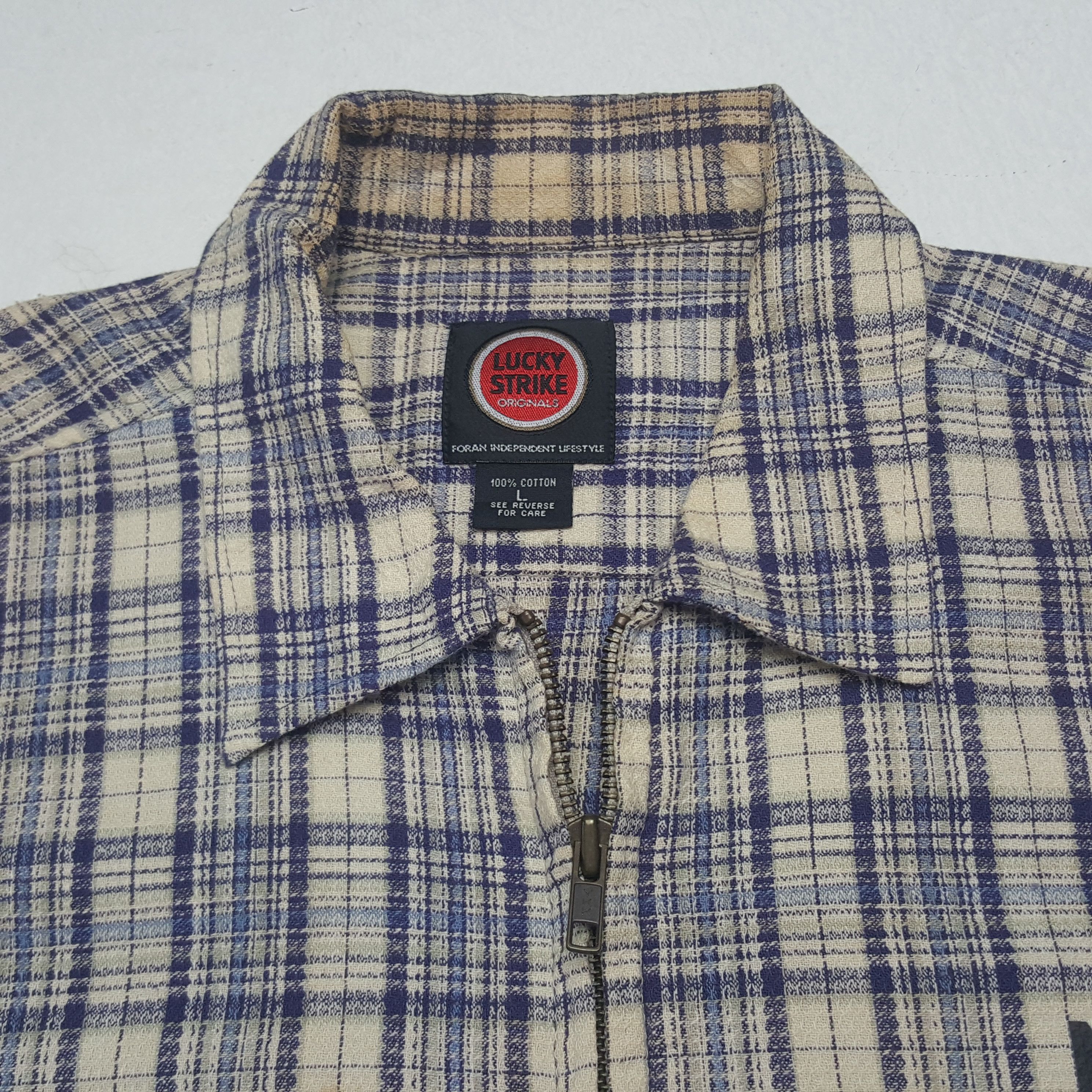 Japanese Brand × Vintage Vintage Lucky Strike Nismo Nissan Racing Team Shirt Jacket Size US L / EU 52-54 / 3 - 5 Thumbnail
