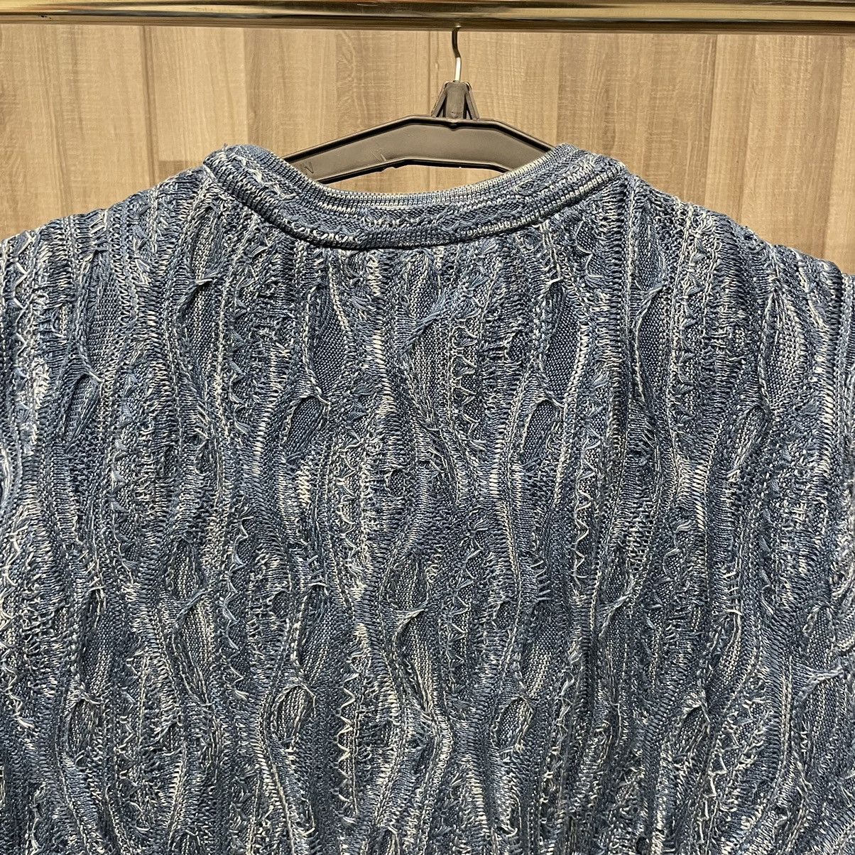 Coogi Vintage Coogi Australia Basics Blue 3D Knit Sweater Size US M / EU 48-50 / 2 - 14 Thumbnail
