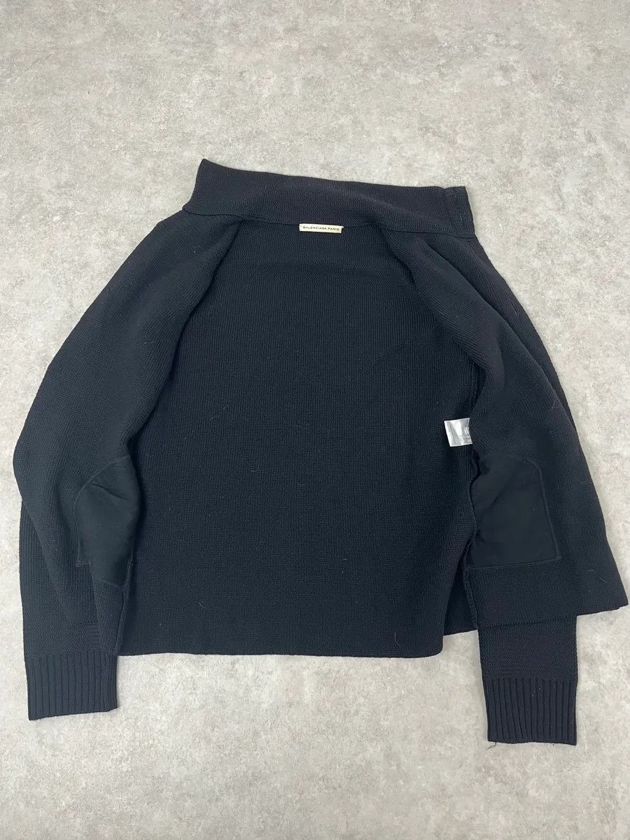 Balenciaga AW2007 Balenciaga Officier Black Cardigan by Nicolas Ghesquière Size US L / EU 52-54 / 3 - 10 Thumbnail