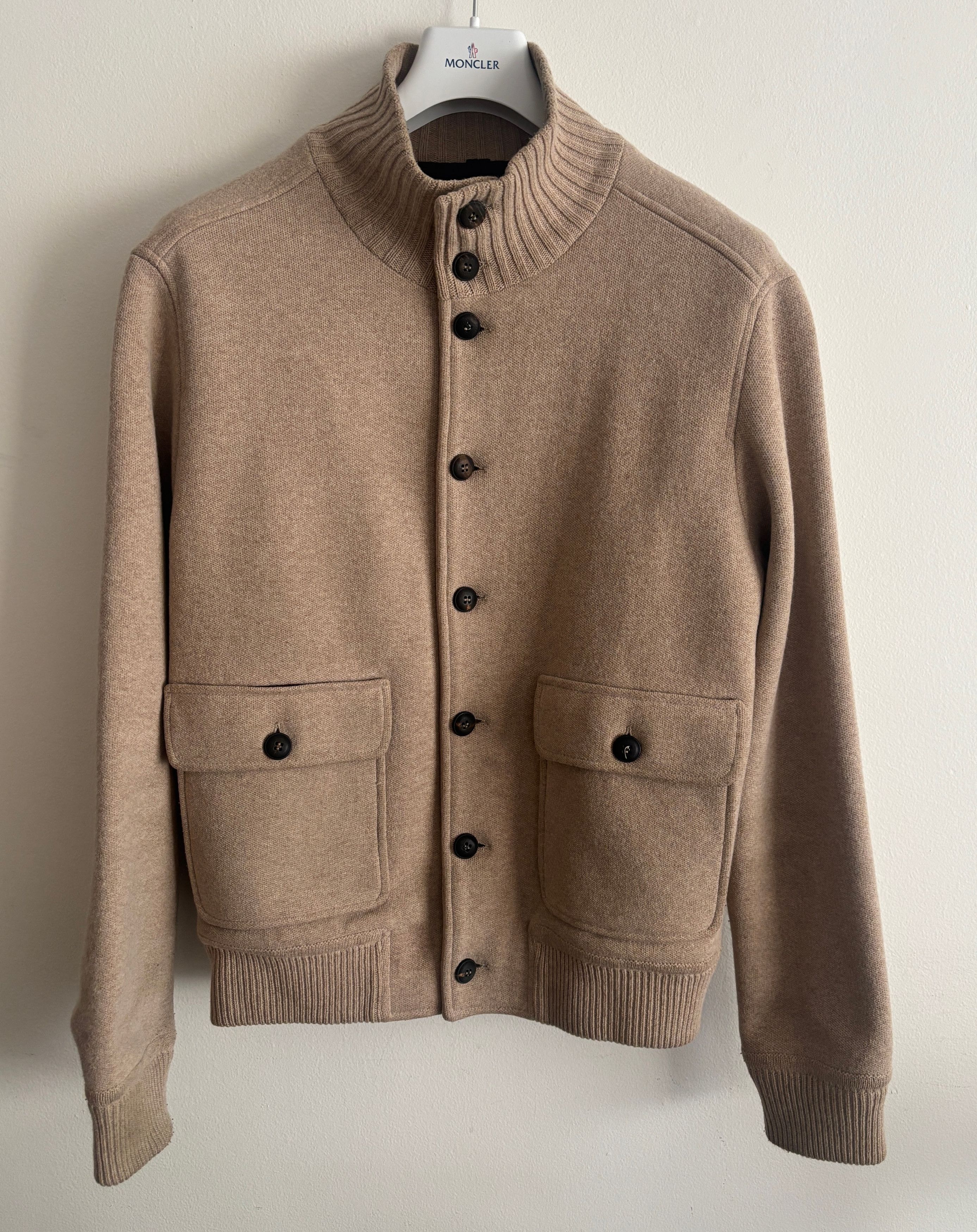 Lardini $945 Valstarino Beige Wool Cardigan/ Jacket -EU 52 M/L Size US L / EU 52-54 / 3 - 1 Thumbnail