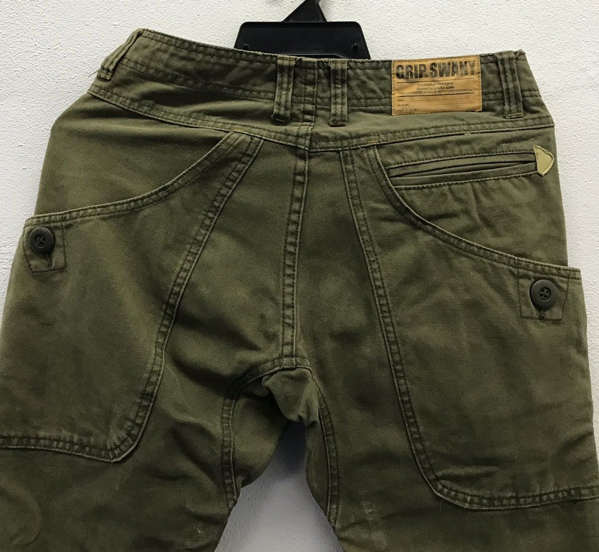 Japanese Brand × Vintage Vintage Grip Swany 1848 Outside Gear Cargo Pants Size US 28 / EU 44 - 4 Thumbnail
