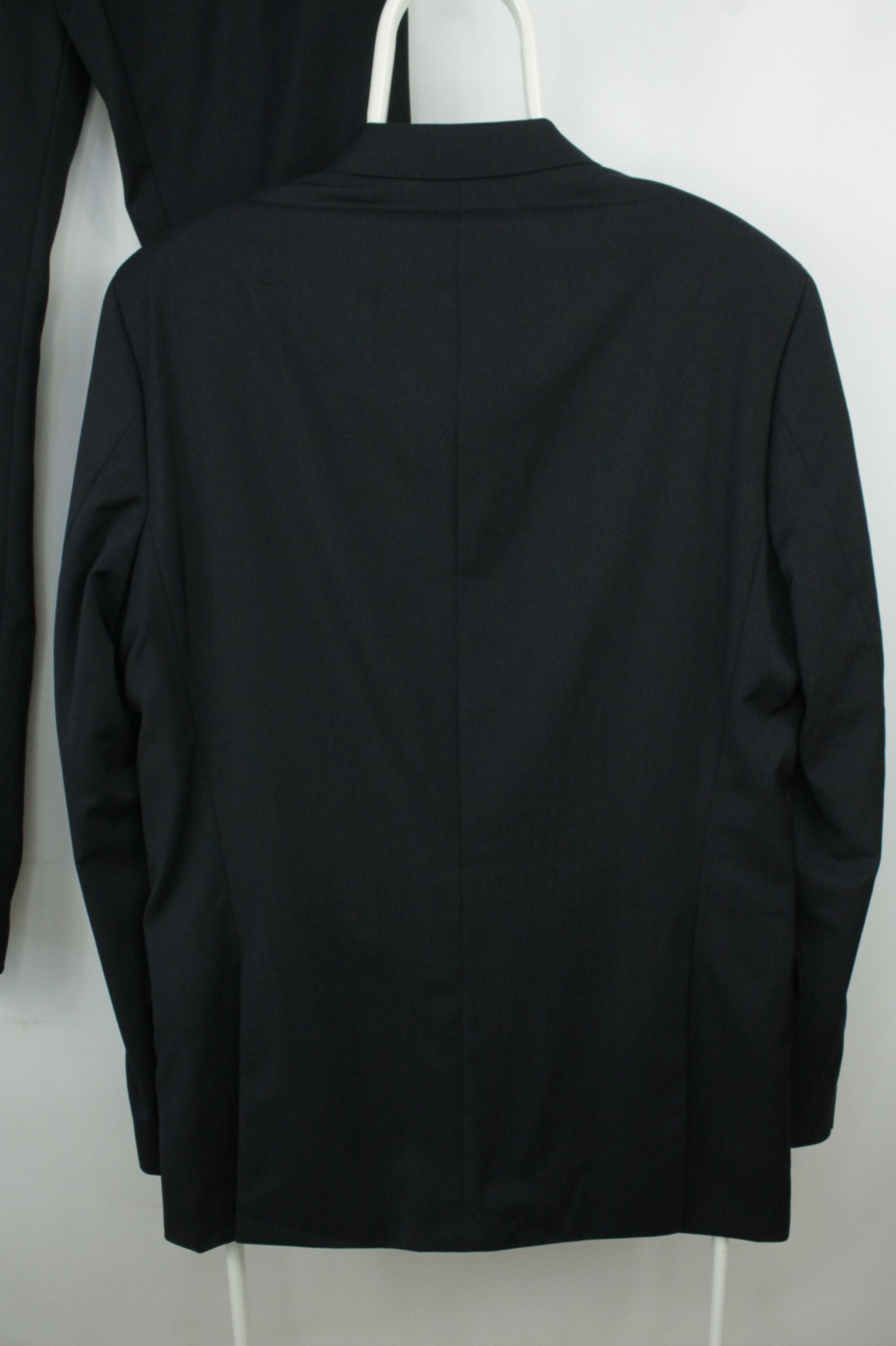 Hugo Boss Hugo Boss Huge/Genius Slim Fit Black Wool Suit Men's Size 44L - 5 Thumbnail