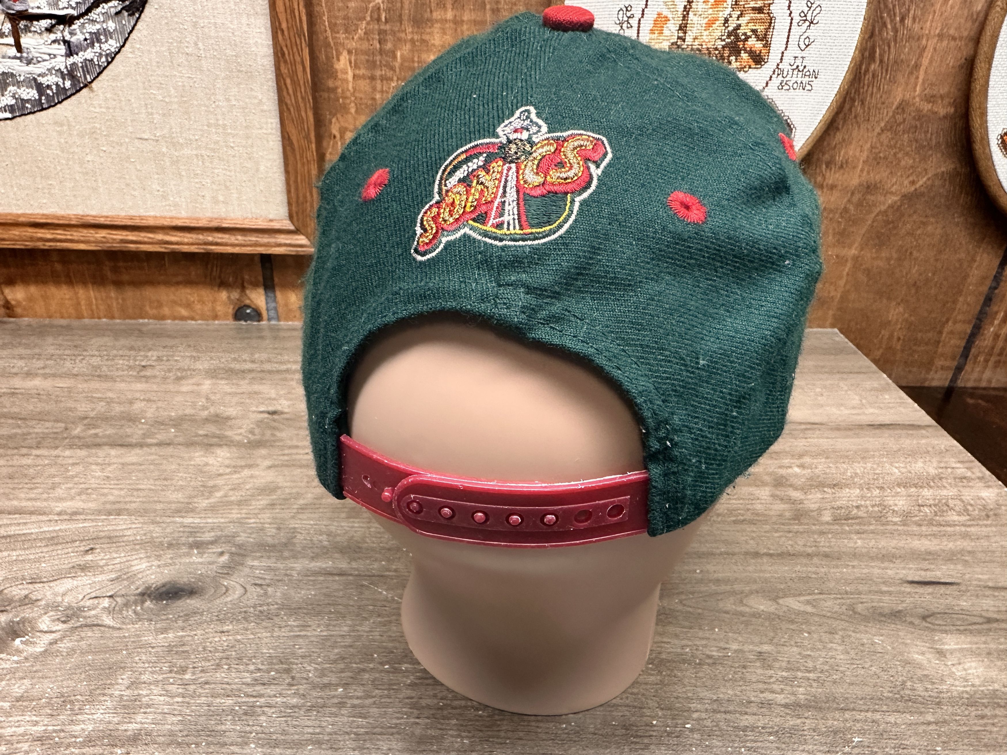 NBA Vintage 90s Seattle Supersonics Snapback hat Size ONE SIZE - 6 Thumbnail