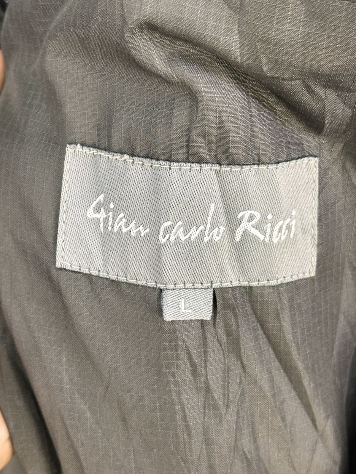 Japanese Brand Gian Carlo Ricci Ripstop Dexfil Fabric Jacket Size US L / EU 52-54 / 3 - 11 Thumbnail