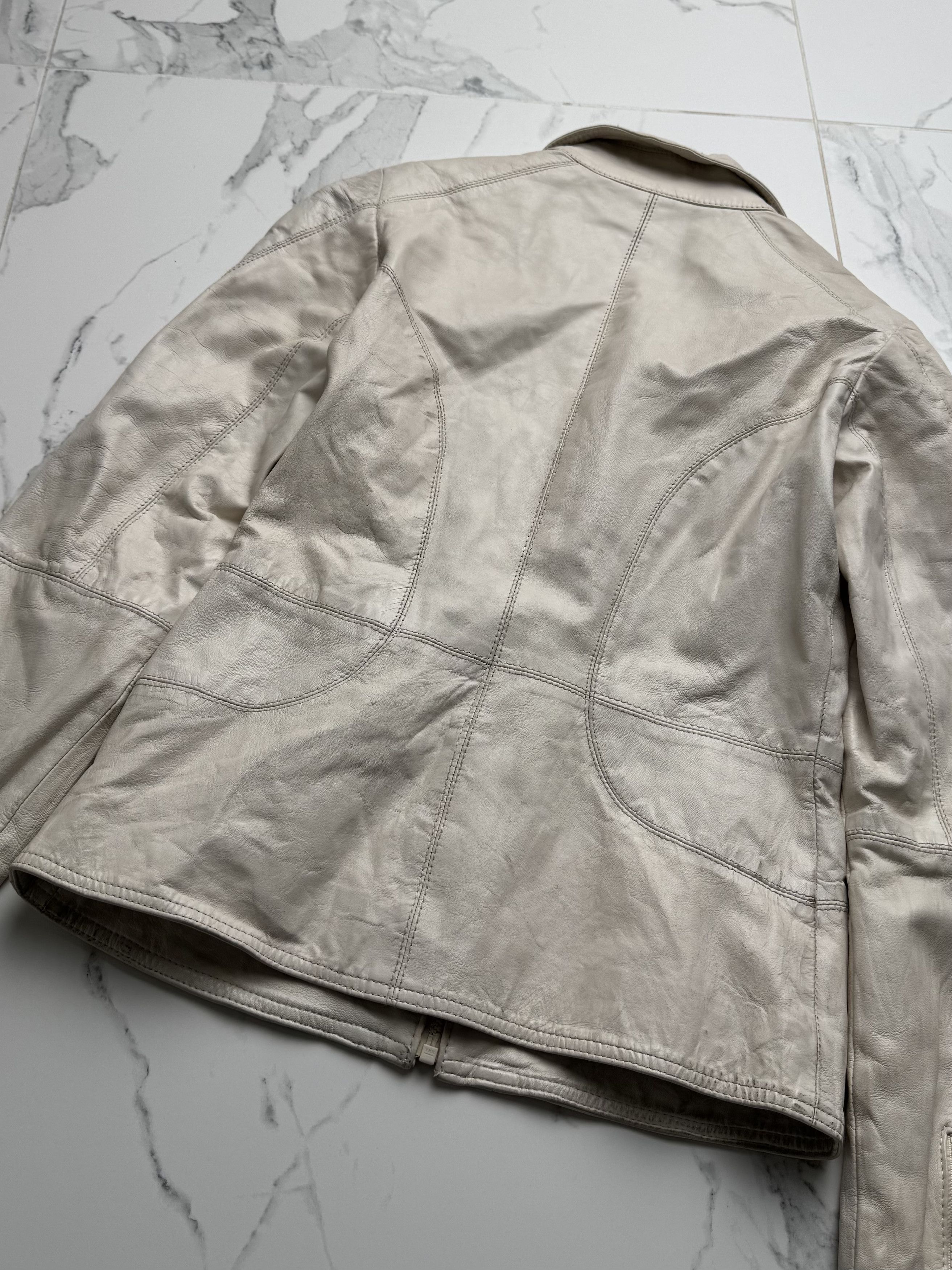 Genuine Leather Leather Jacket Women Zip Utility Fitted Pocket Y2K Size M Size M / US 6-8 / IT 42-44 - 18 Thumbnail