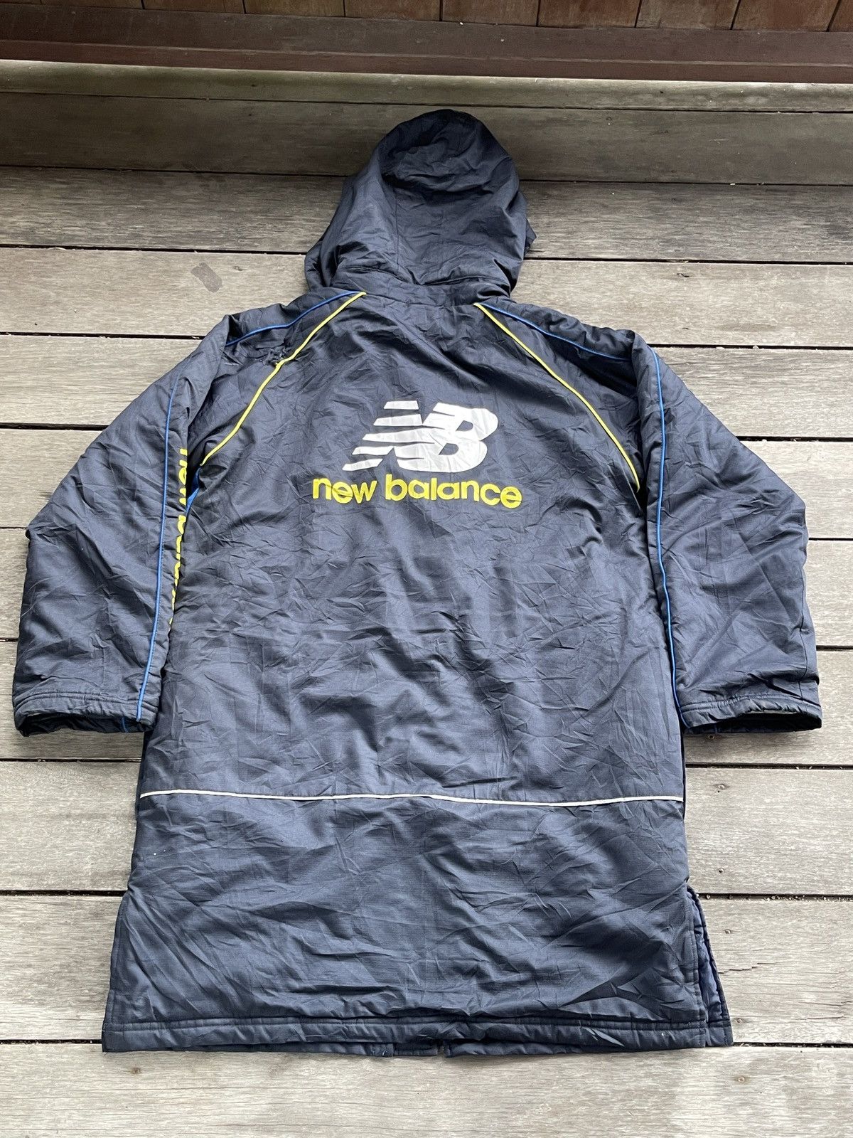 Japanese Brand × New Balance NEW BALANCE FULLZIPPER WITH BUTTON JACKET Size US XL / EU 56 / 4 - 8 Thumbnail