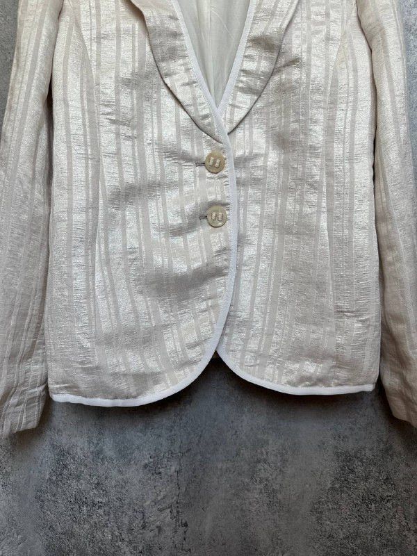 Emporio Armani RRP $900 Emporio Armani Fitted Single-Breasted Blazer Size M / US 6-8 / IT 42-44 - 8 Thumbnail