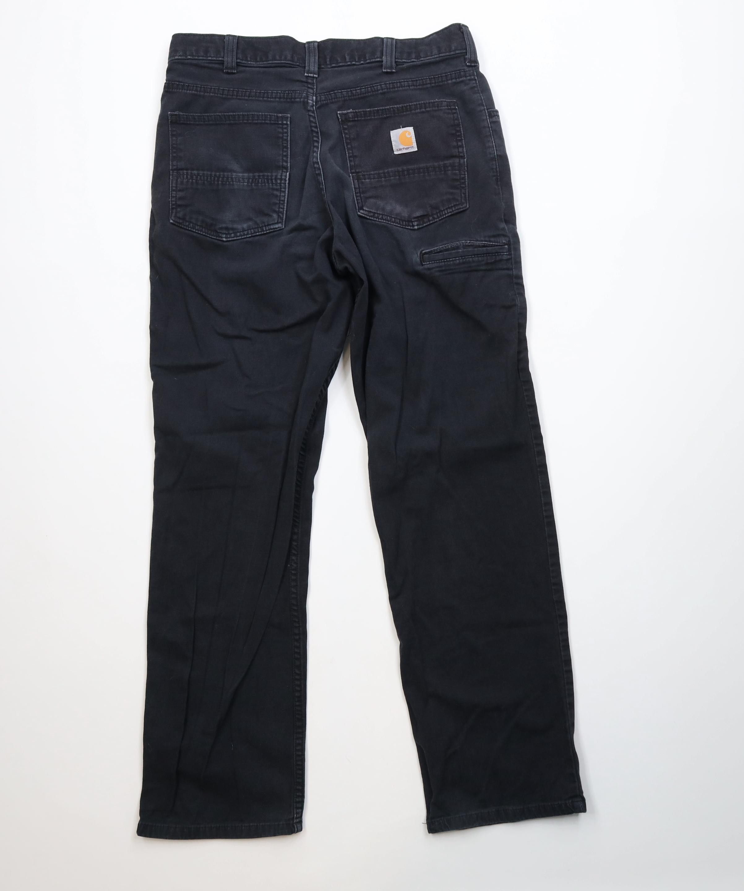 Carhartt Vintage Y2K Carhartt Relaxed Fit Stretch Canvas Pants Black Size US 33 - 8 Thumbnail