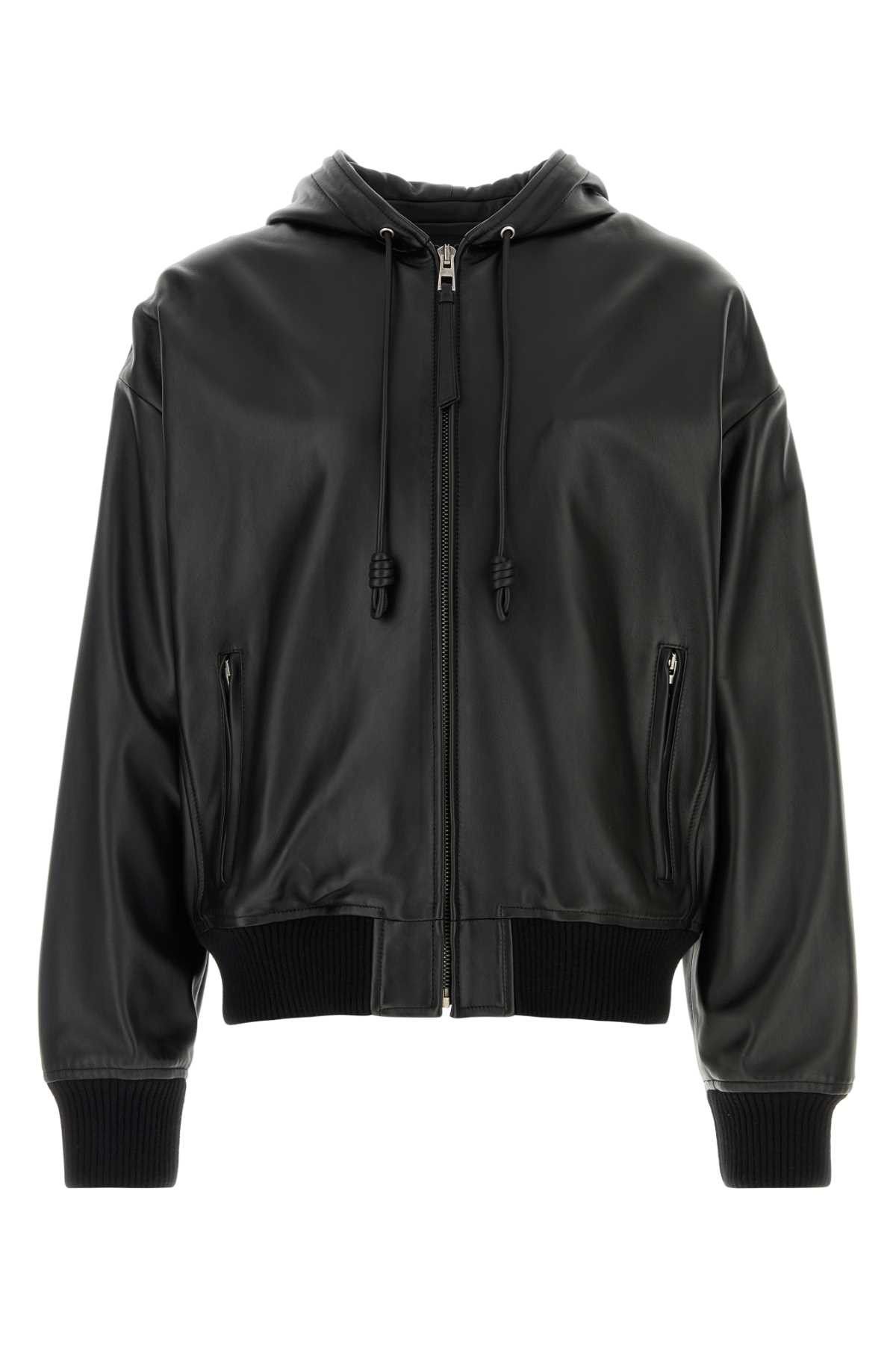 Loewe Black Denim Bomber Jacket Size US L / EU 52-54 / 3 - 1 Thumbnail