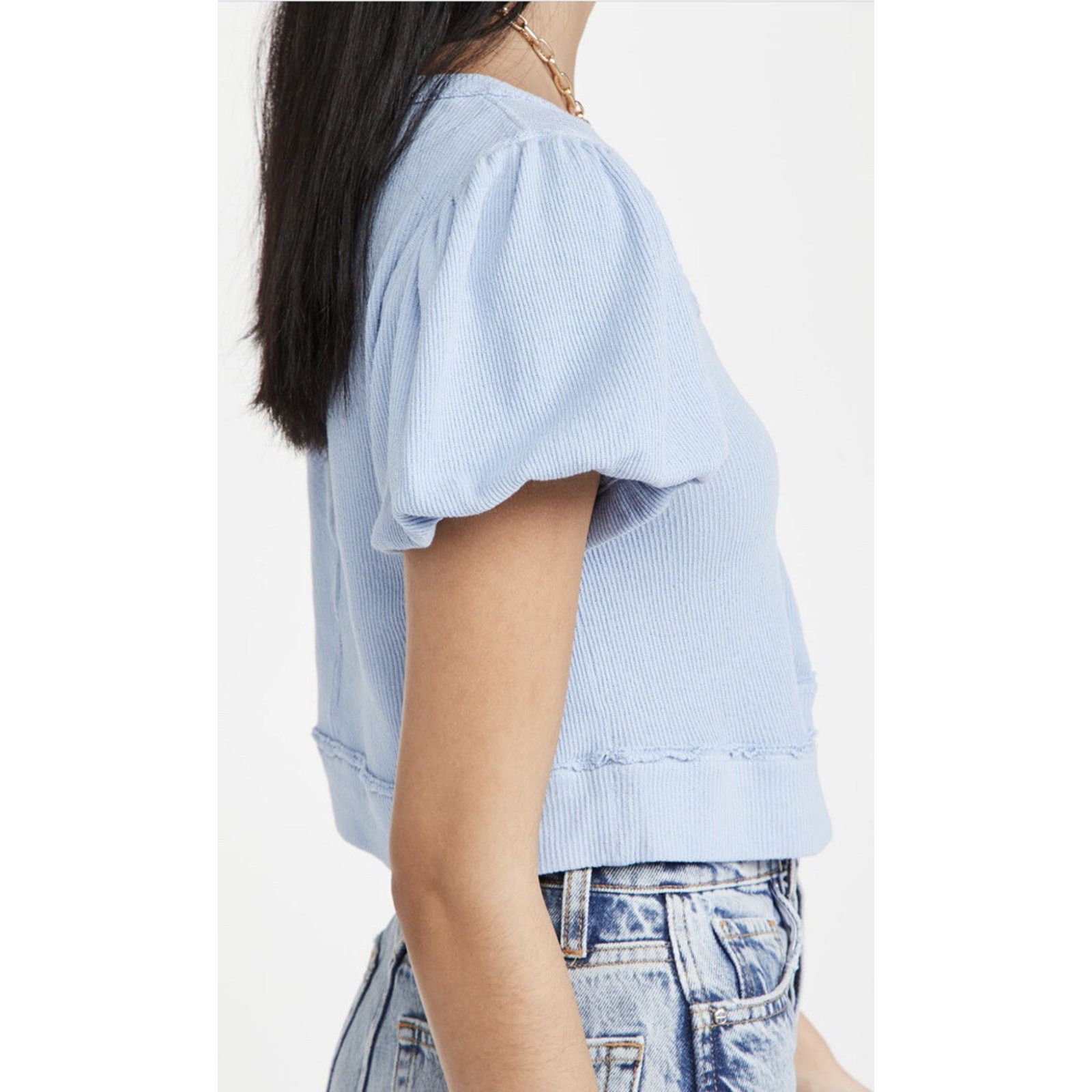 Free People Free People Molly T-Shirt Larkspur S Y2K t-shirt FP3011924 Size S / US 4 / IT 40 - 10 Thumbnail