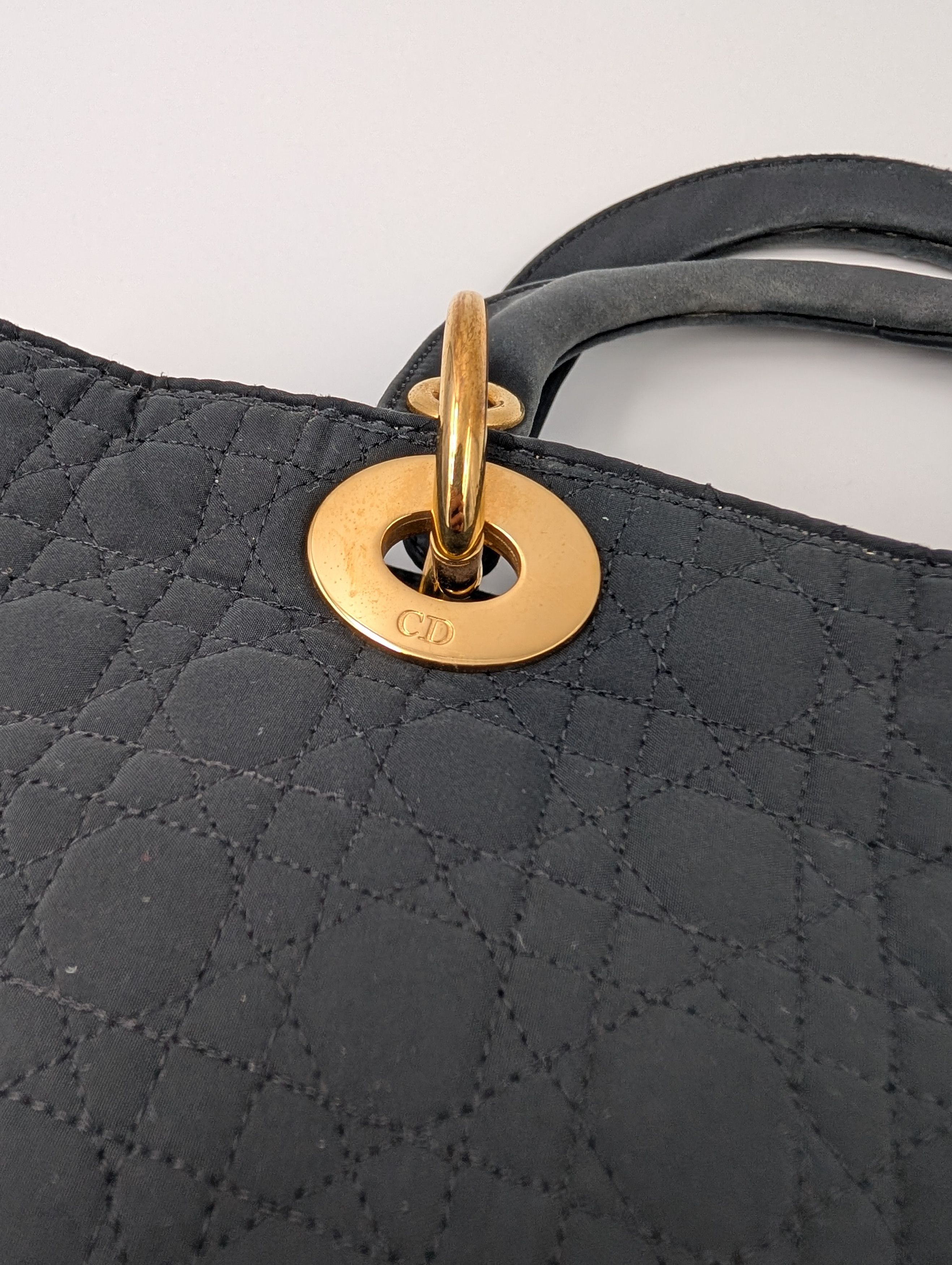 Dior Black Lady Dior Cloth Bag Size ONE SIZE - 6 Thumbnail