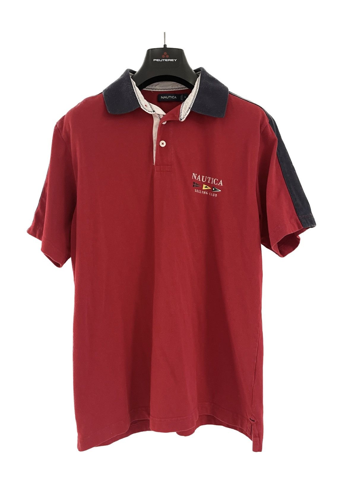 Vintage Rare Nautica Sailing Club Polo Shirt