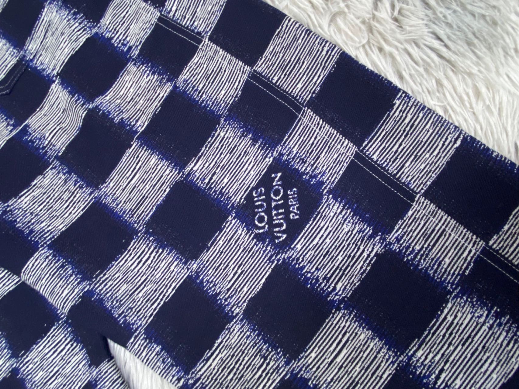 Louis Vuitton louis vuitton checkered long pants with tags Size US 34 / EU 50 - 6 Thumbnail