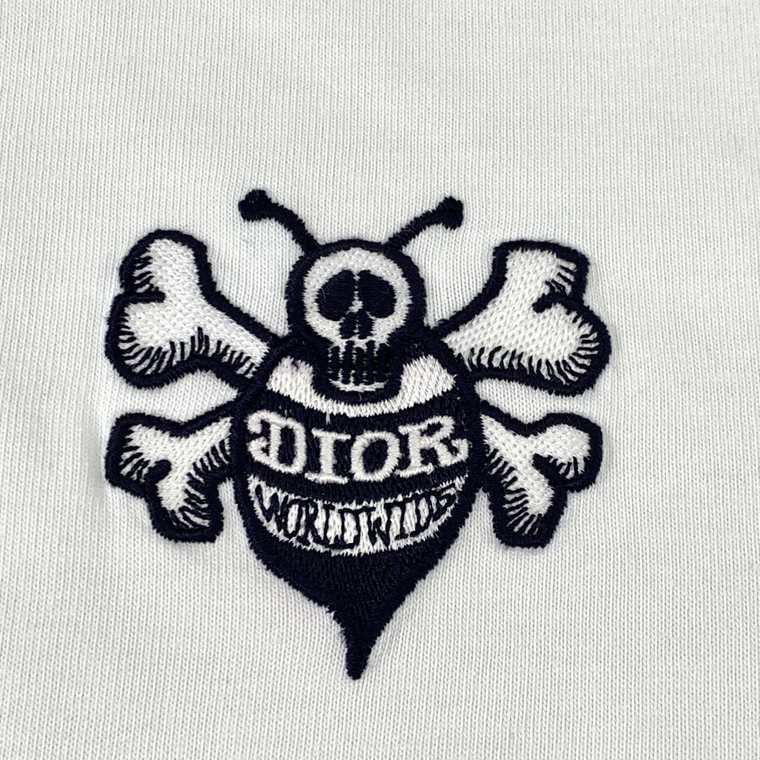 Dior Dior White Logo Cotton Crewneck Tee (Size XS) Size US XS / EU 42 / 0 - 5 Thumbnail