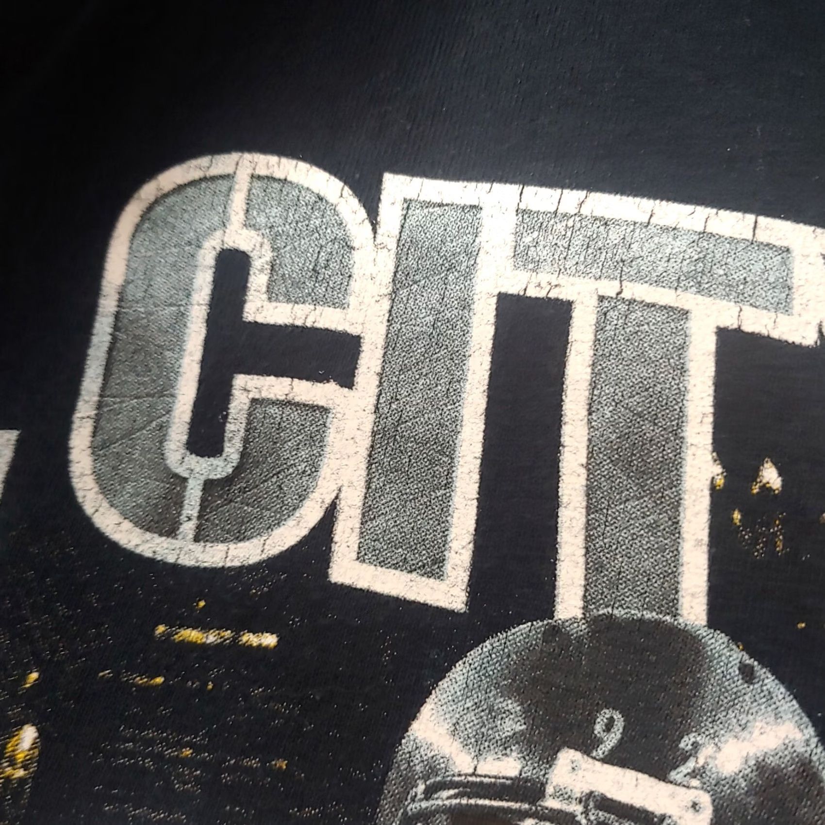Gildan VINTAGE Steel City Pittsburgh 2009 2 World Champs Shirt XL Penguins Steelers Black Shirt Men XS? Size US XL / EU 56 / 4 - 6 Thumbnail