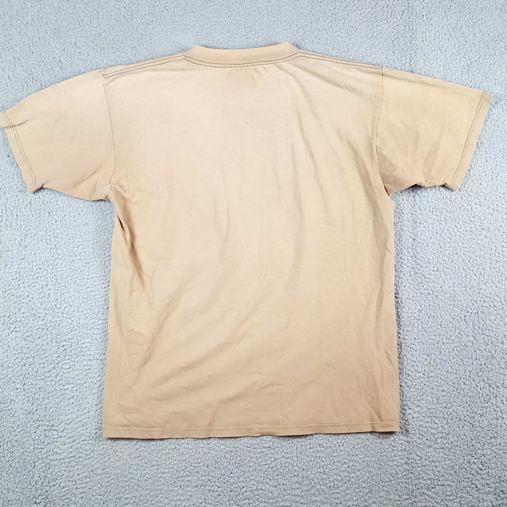 Gildan Vintage Gildan T-Shirt Men's 90s Outdoor Hiking Backpacking Art Size L Beige Cotton Short Sleeve Crew Neck Retro Camping Nature Size US L / EU 52-54 / 3 - 5 Thumbnail