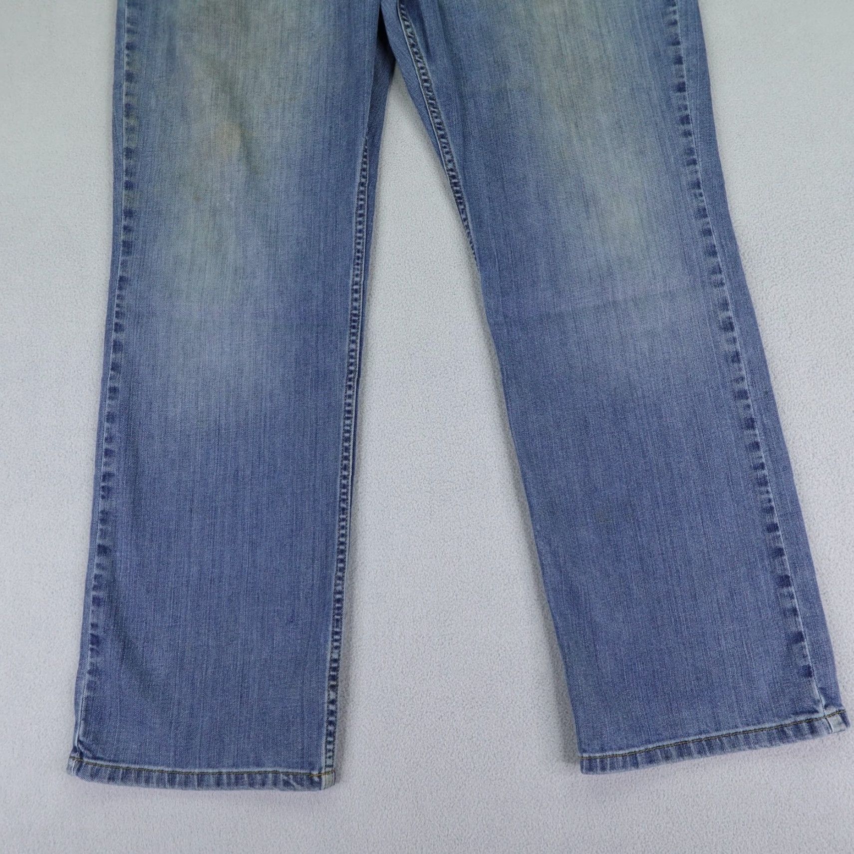 Carhartt Carhartt Jeans Mens 38x30 Blue Denim Relaxed Fit Rugged Flex Straight Work Trousers Jeans Men Blue Denim 90s? Size US 36 / EU 52 - 3 Thumbnail
