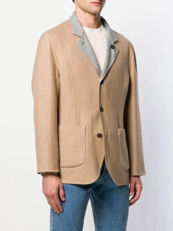 Brunello Cucinelli RPR $5k New! Brunello Cucinelli Cashmere Reversible Jacket Size US M / EU 48-50 / 2 - 7 Thumbnail