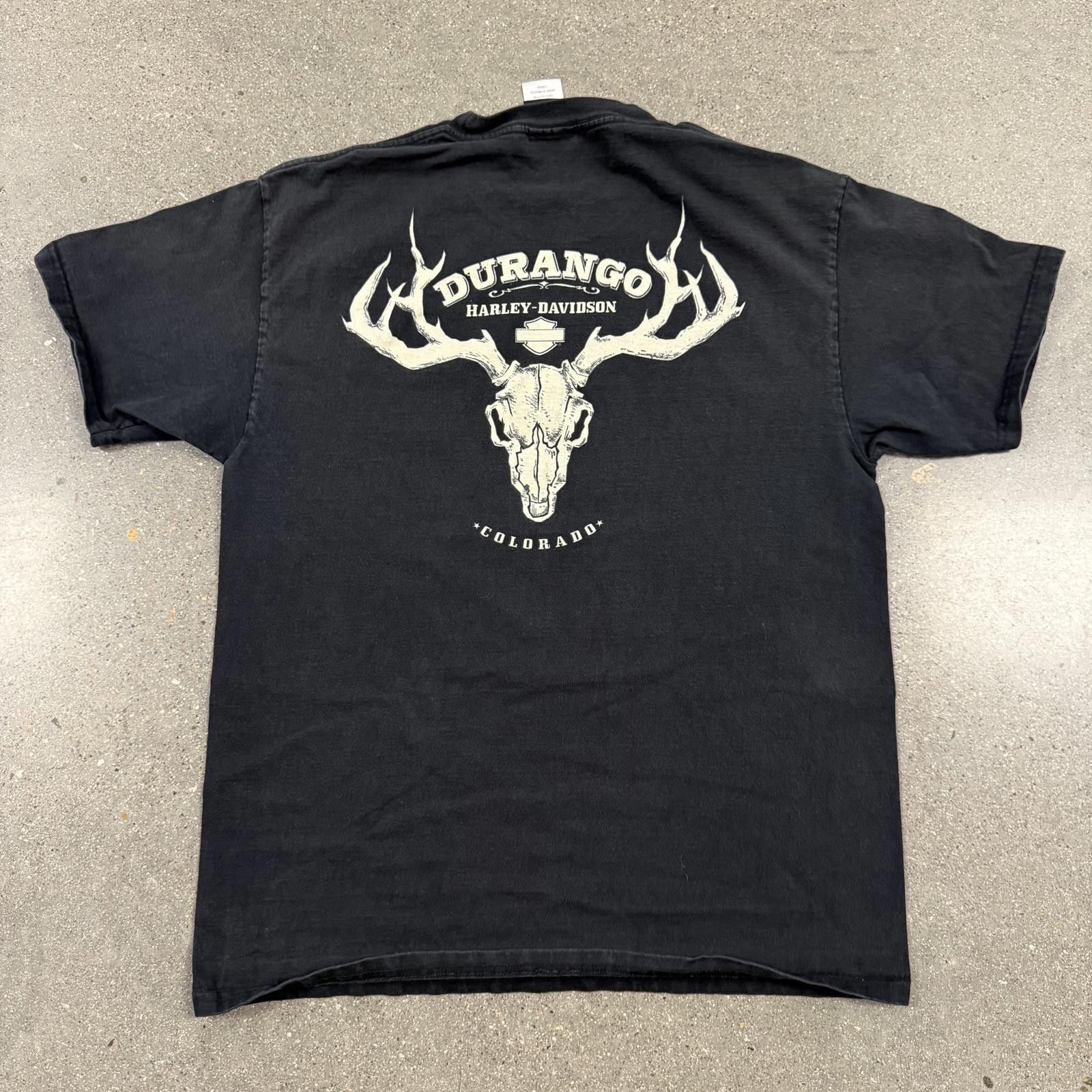 Harley Davidson Vtg 2000s Harley-Davidson Durango T-Shirt De-lux Merch - L Size US L / EU 52-54 / 3 - 6 Thumbnail