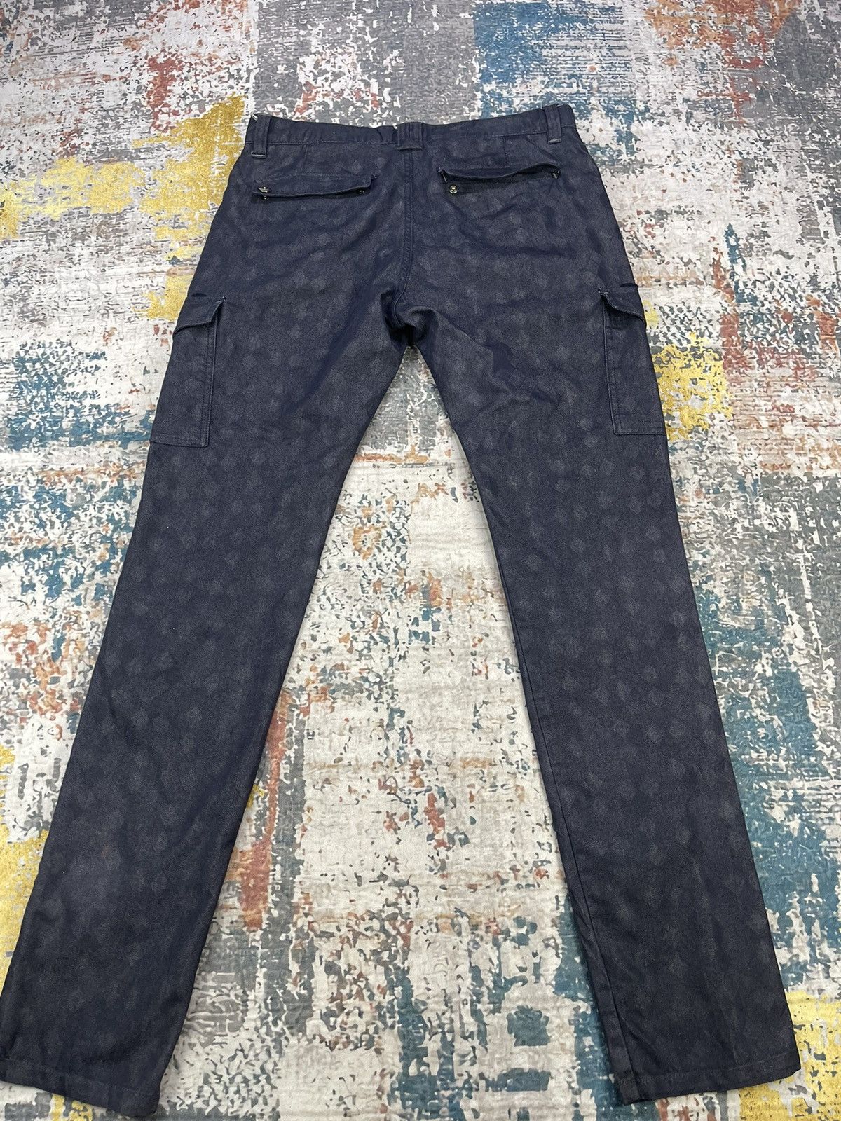 semanticdesign Semantic Design Diamond Checked Multi Pocket Bush Pants Size US 33 - 6 Thumbnail