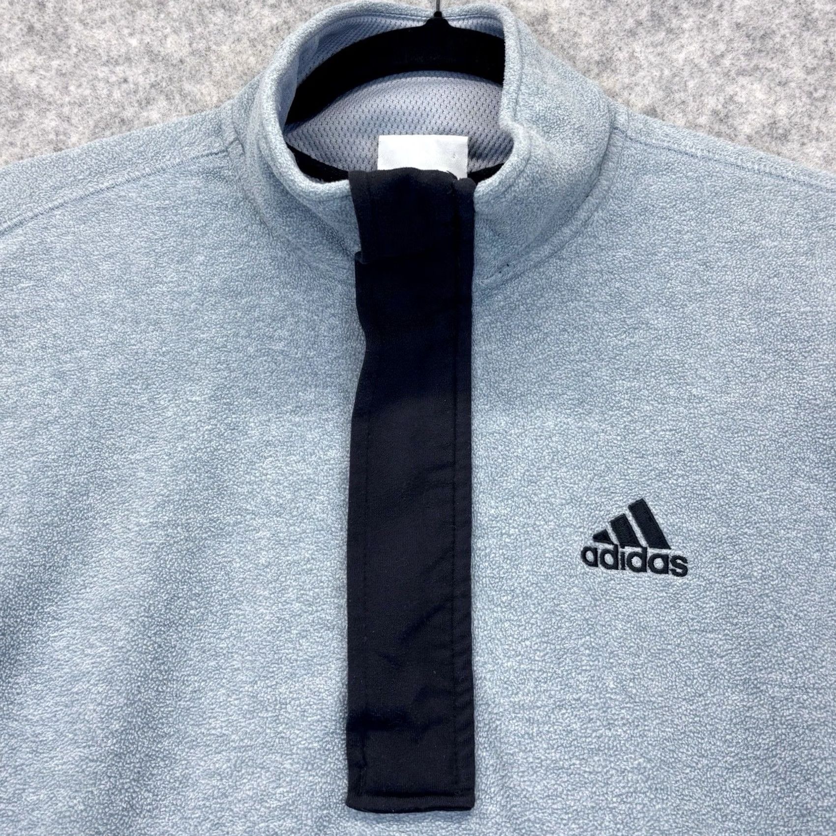 Adidas Adidas fleece pullover Climawarm 1/4 zip light blue Mens S Vintage Retro Y2K Size US S / EU 44-46 / 1 - 3 Thumbnail