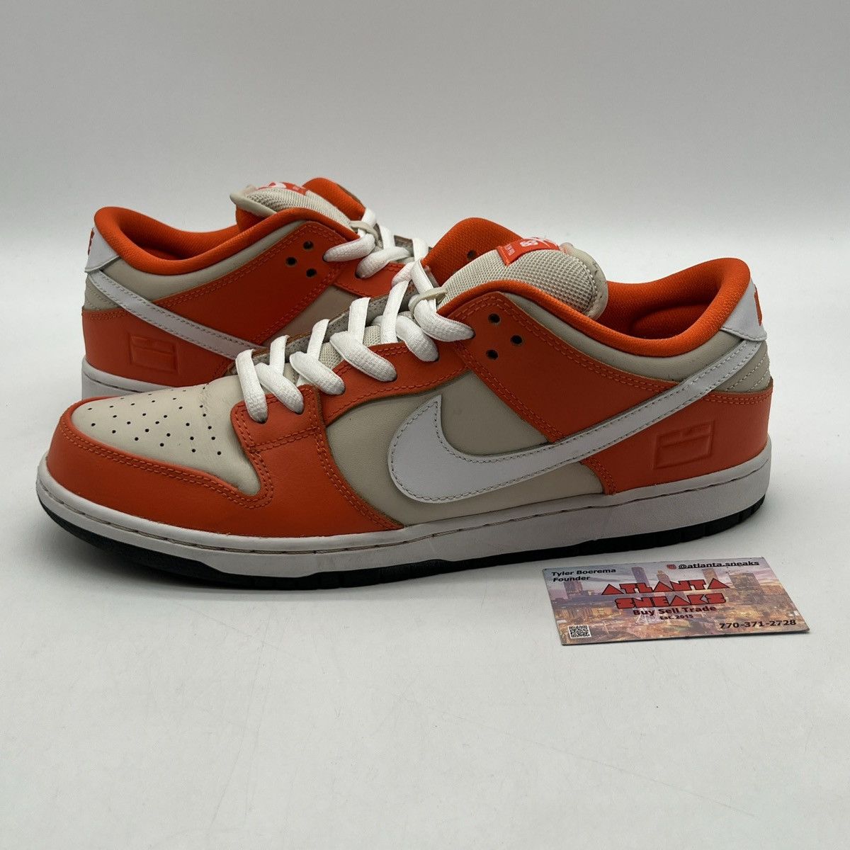 Nike dunk low Orange box