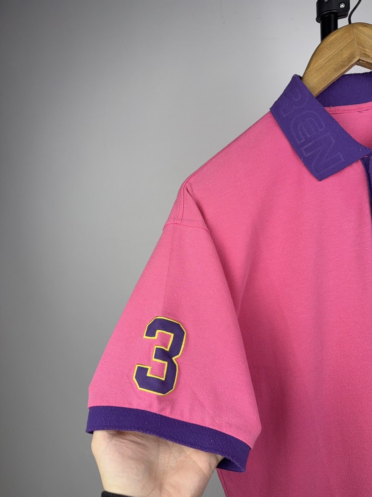 Polo Ralph Lauren 90s Polo Ralph Lauren Big Pony Embroidered Collar Polo Shirt Size US L / EU 52-54 / 3 - 2 Thumbnail