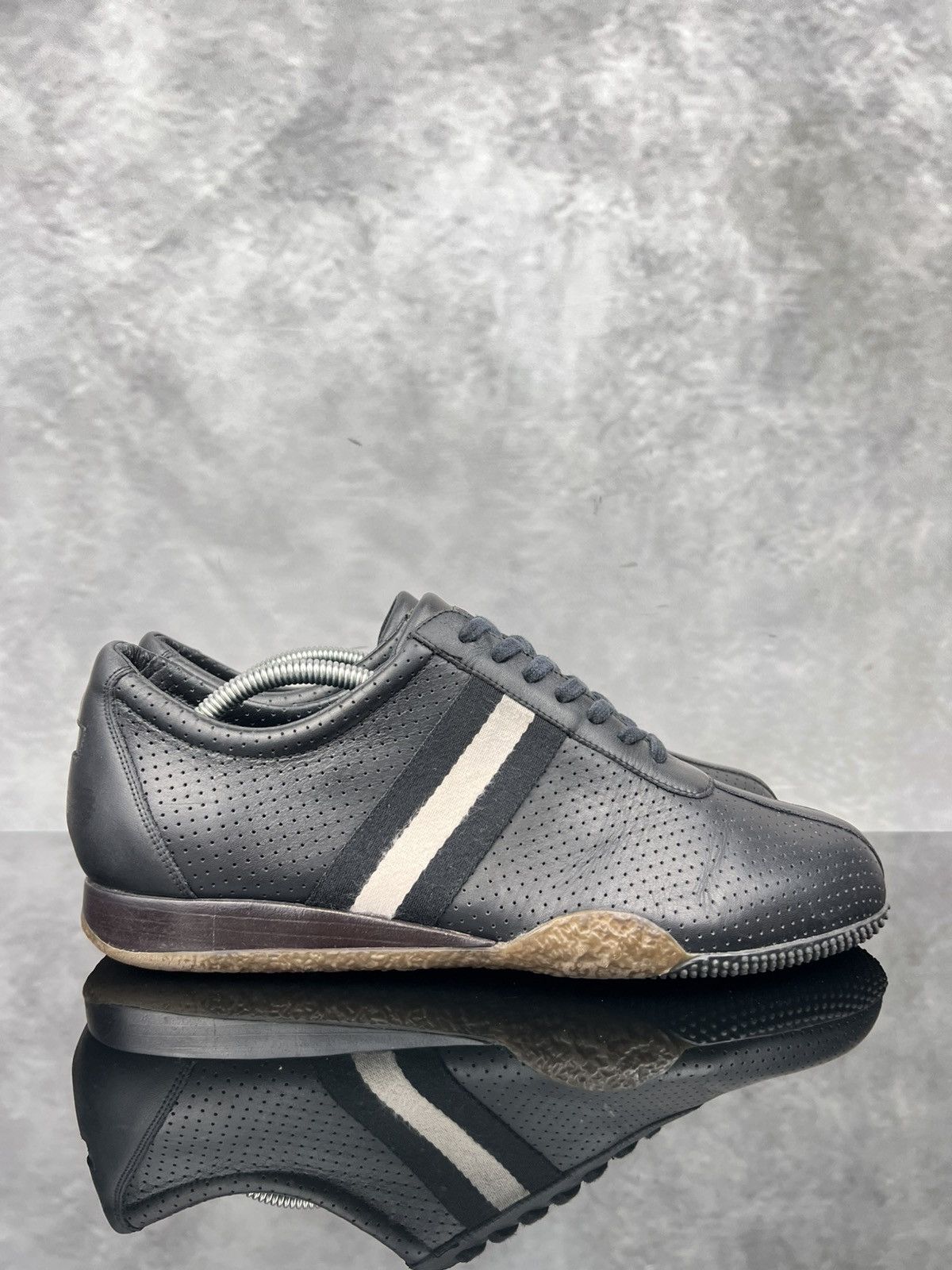 Bally Bally Free-M Black Leather Sneakers Men’s Size US 9.5 | 42.5 Size US 9.5 / EU 42-43 - 3 Thumbnail