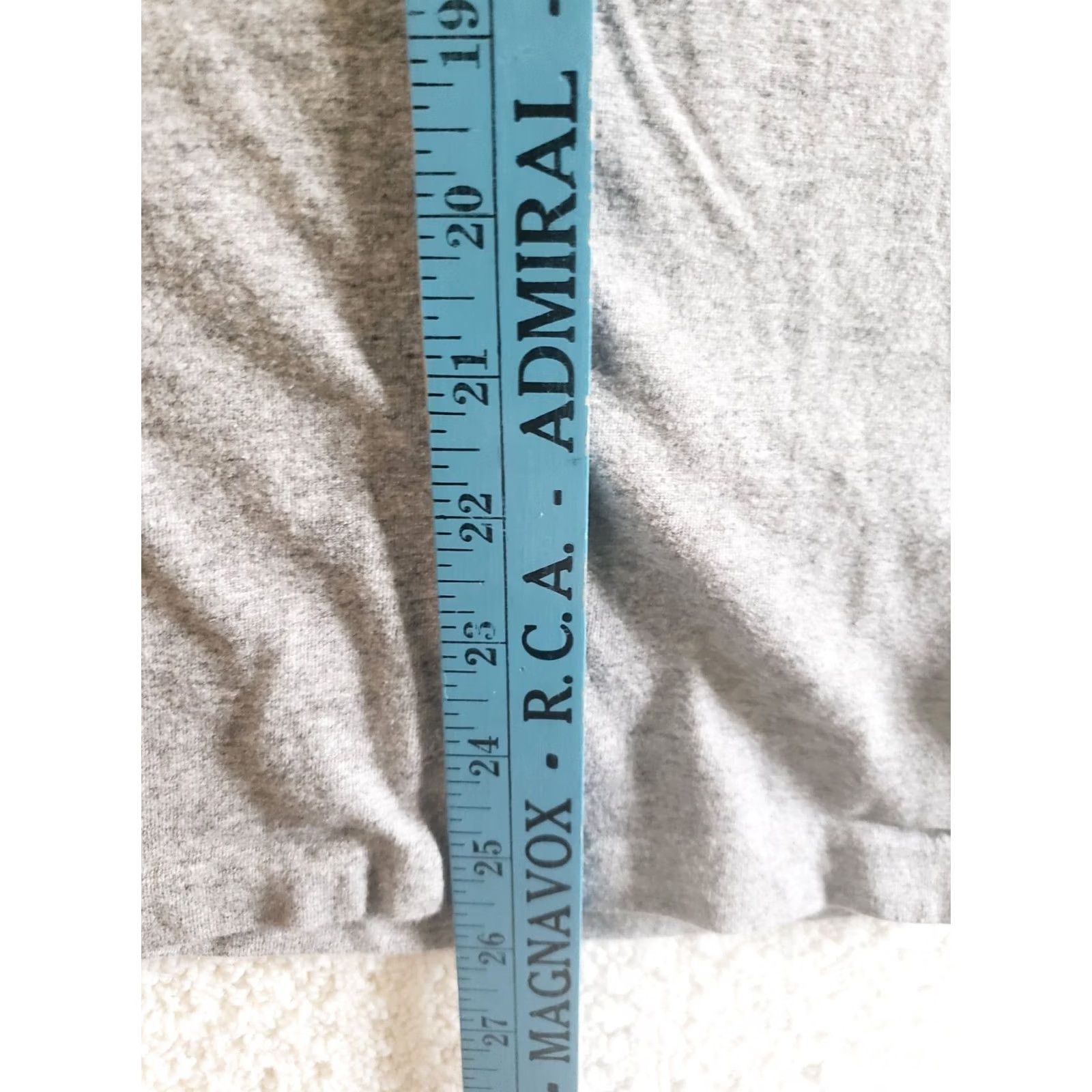 Polo Ralph Lauren Polo Ralph Lauren T-Shirt Short Sleeve Mens Medium Gray V Neck Cotton Logo Polo Player & Pony Classic All Seasons Shirt Size US M / EU 48-50 / 2 - 8 Thumbnail