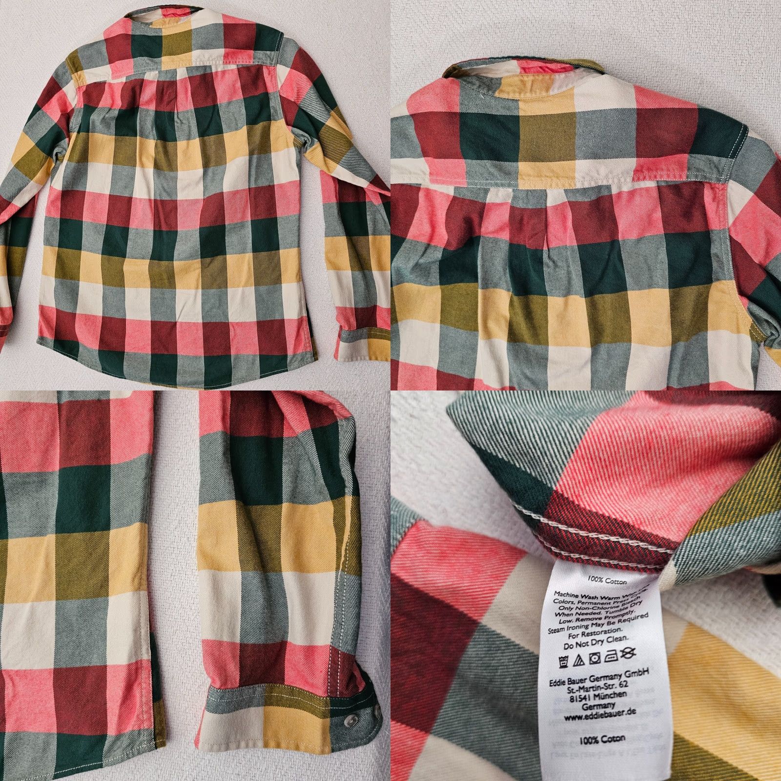 Eddie Bauer Eddie Bauer Button-Up Flannel Shirt Men's S Small Casual Check 100% Cotton Long Sleeve Multicolor Size US S / EU 44-46 / 1 - 8 Thumbnail