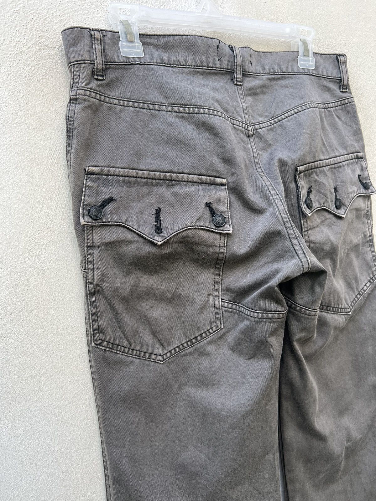CABANE de ZUCCa × Issey Miyake × Vintage Vintage Issey Miyake Zucca Fade Black Flare Crackerjack Pant Size US 31 - 16 Thumbnail