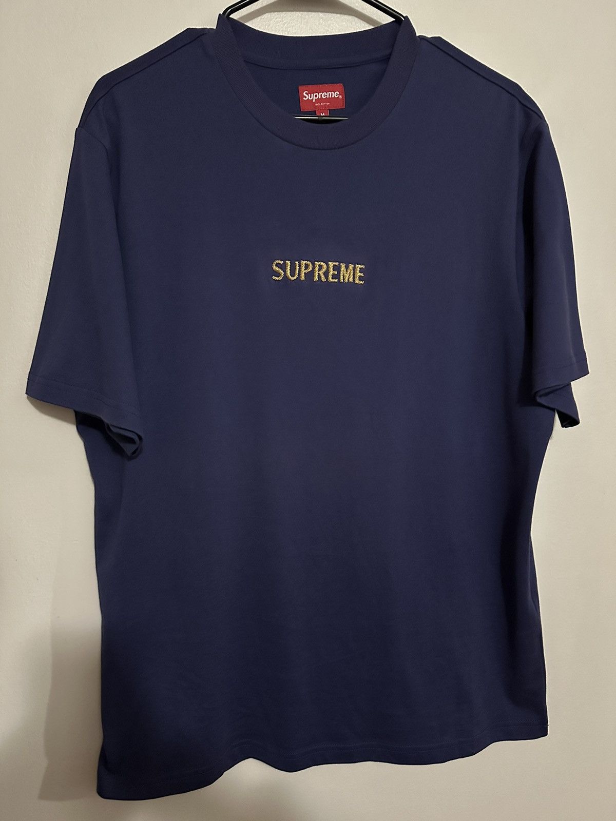 Supreme Supreme Bullion Logo S/S Top Tee Size US M / EU 48-50 / 2 - 1 Thumbnail