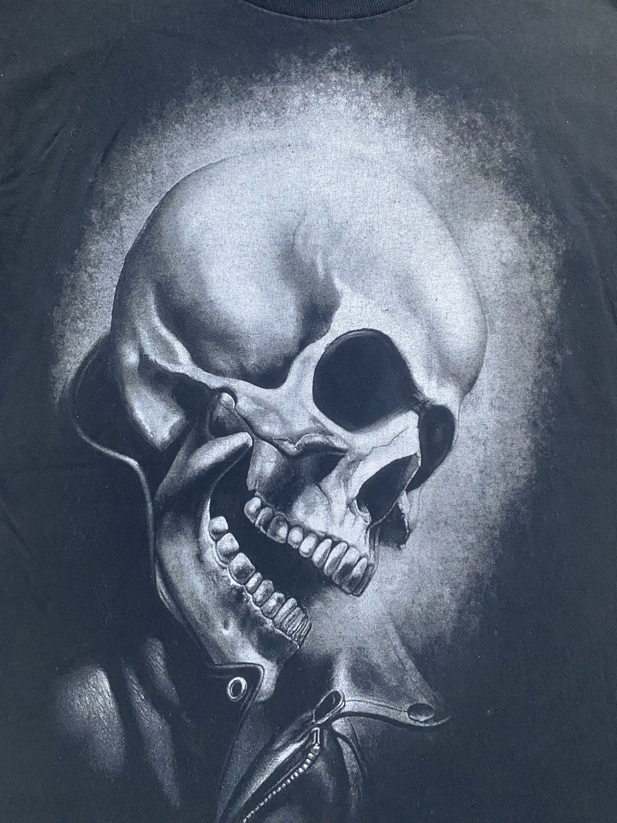 Marvel Comics × Vintage Vintage Skull Ghost Rider Tee Shirt Size US S / EU 44-46 / 1 - 2 Thumbnail