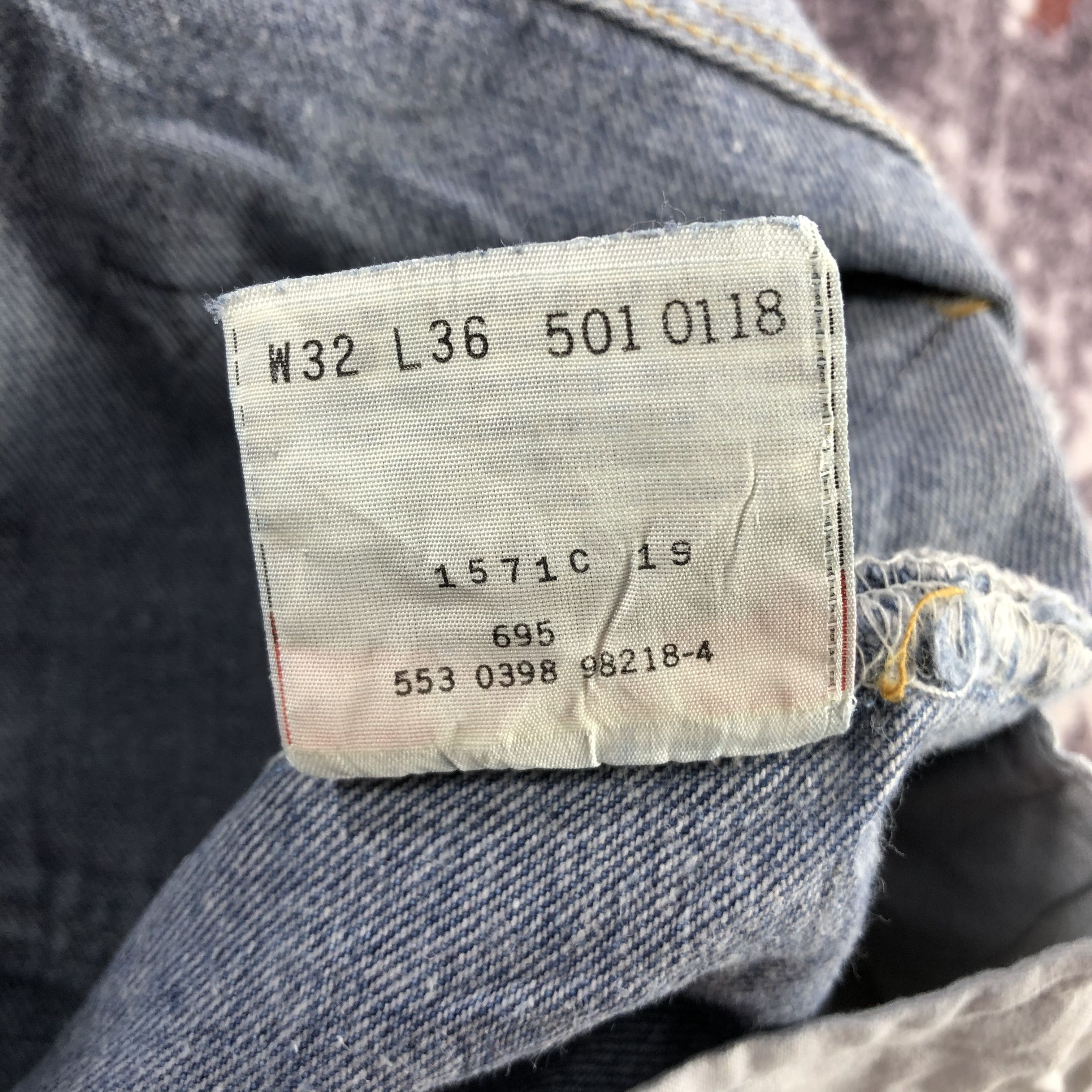 Levi's × Vintage Vintage 90s Levis 501 Jeans-JM3050 Size US 31 - 10 Thumbnail