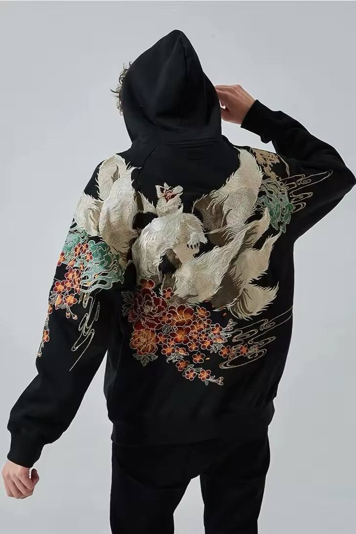 Japanese Brand × Vintage embroidered cotton sweatshirt Size US L / EU 52-54 / 3 - 2 Thumbnail
