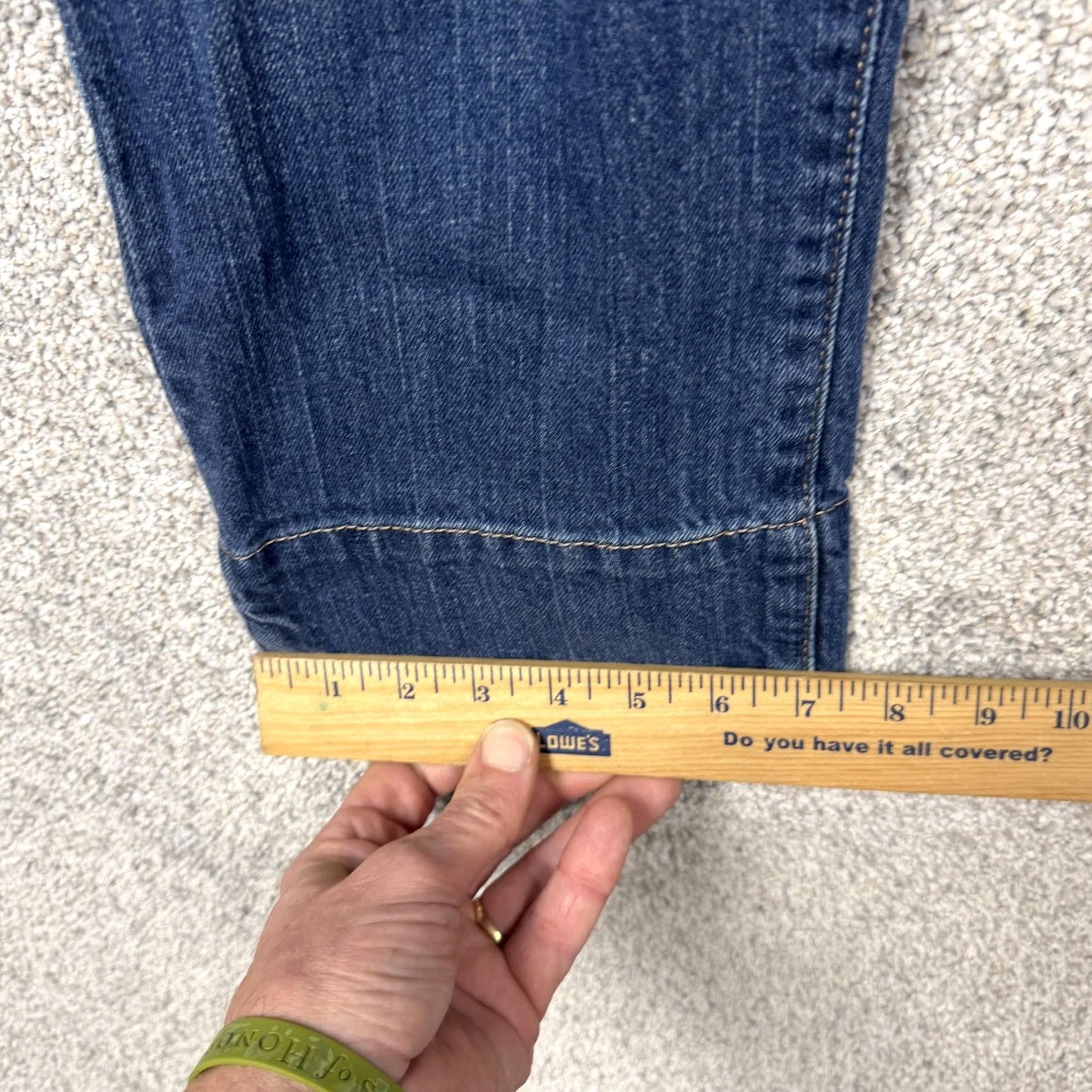 Levi's Levi's 515 Capri Jeans Women 8M 31x21 Medium Blue Denim 5-Pocket Stretch Capri Crop 515 Low Rise Quarter Buckle Hem Vintage No Size 30" / US 8 / IT 44 - 3 Thumbnail