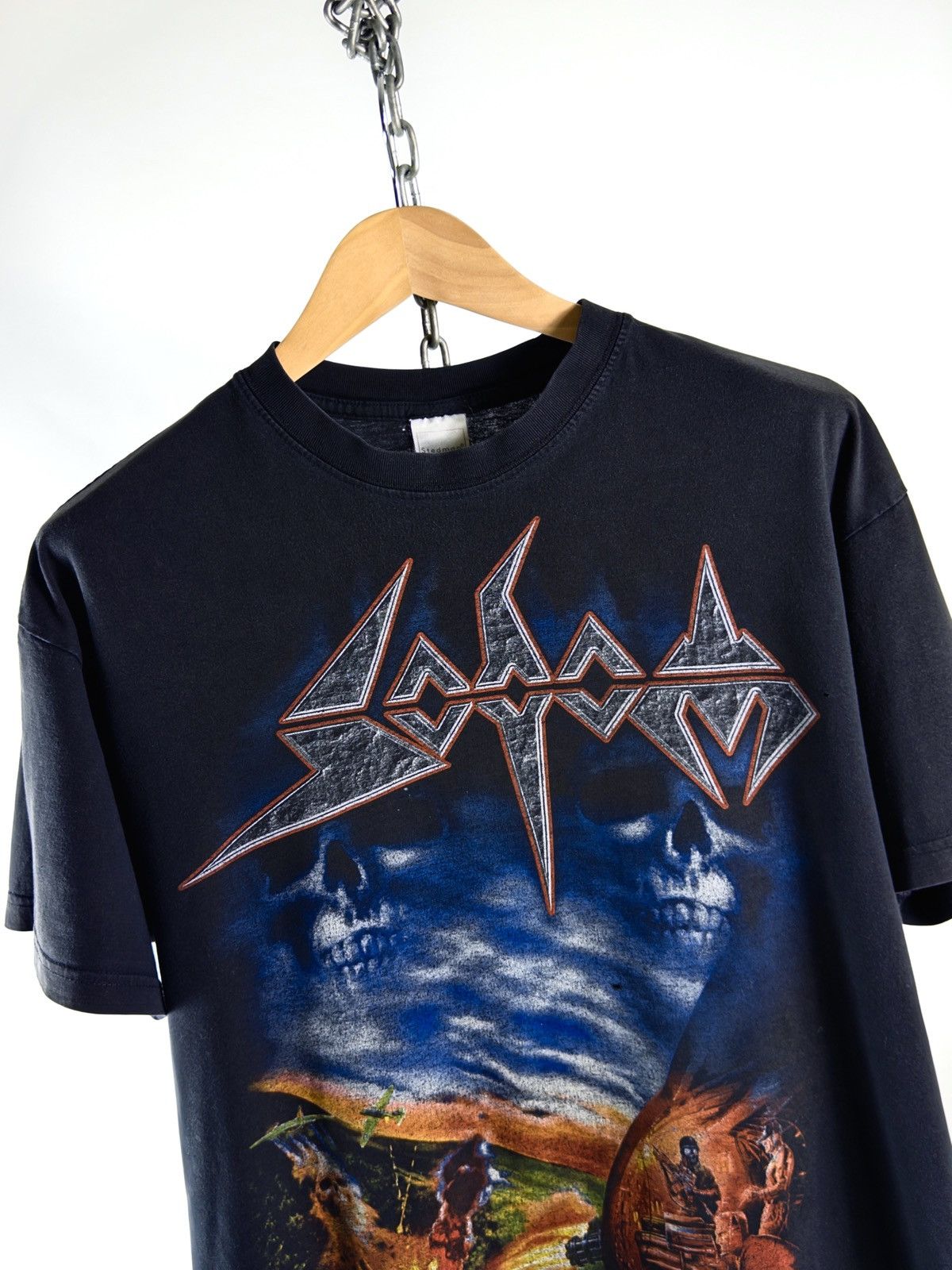 Band Tees 00s Vintage Sodom Agent Orange Thrash Metal Rock Tee T-Shirt Size US L / EU 52-54 / 3 - 7 Thumbnail