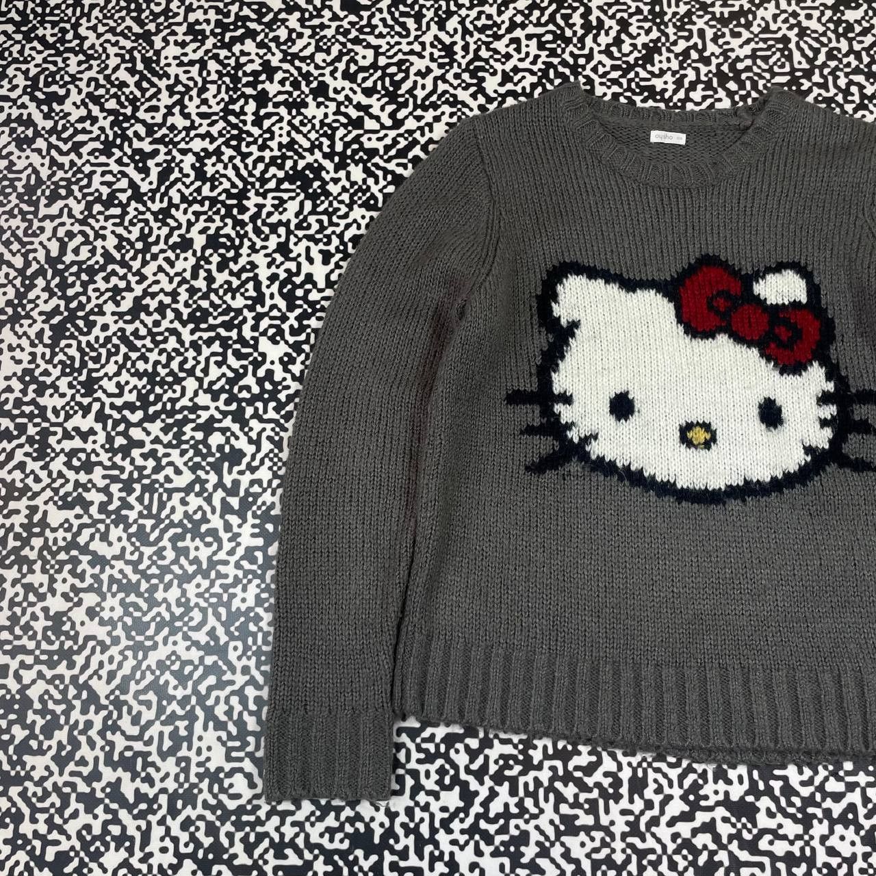 Cartoon Network Vintage Y2K Hello Kitty Japanese Cartoon Knitted Sweater Size M / US 6-8 / IT 42-44 - 3 Thumbnail